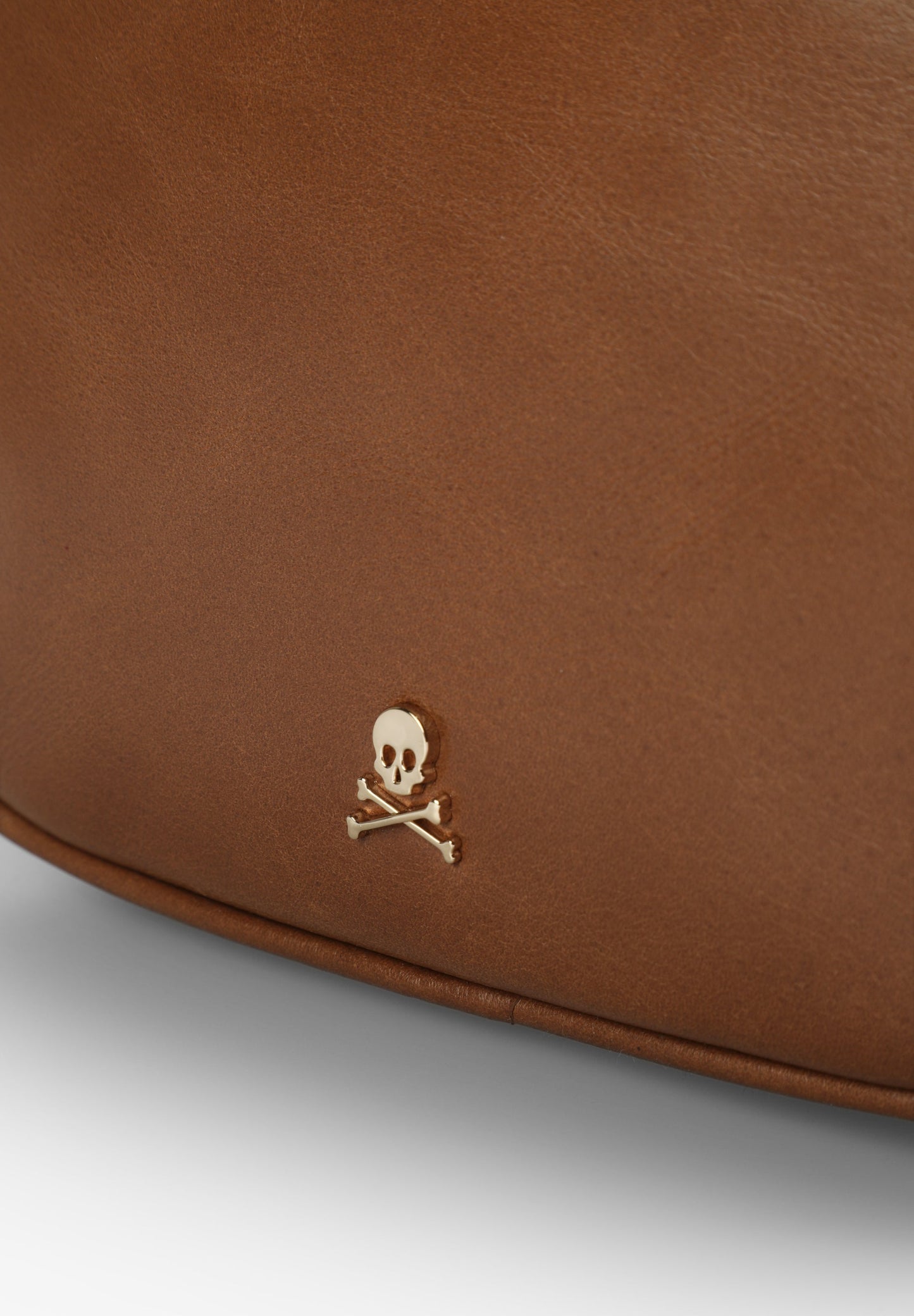 BOLSA A TIRACOLO EM PELE COM SKULL