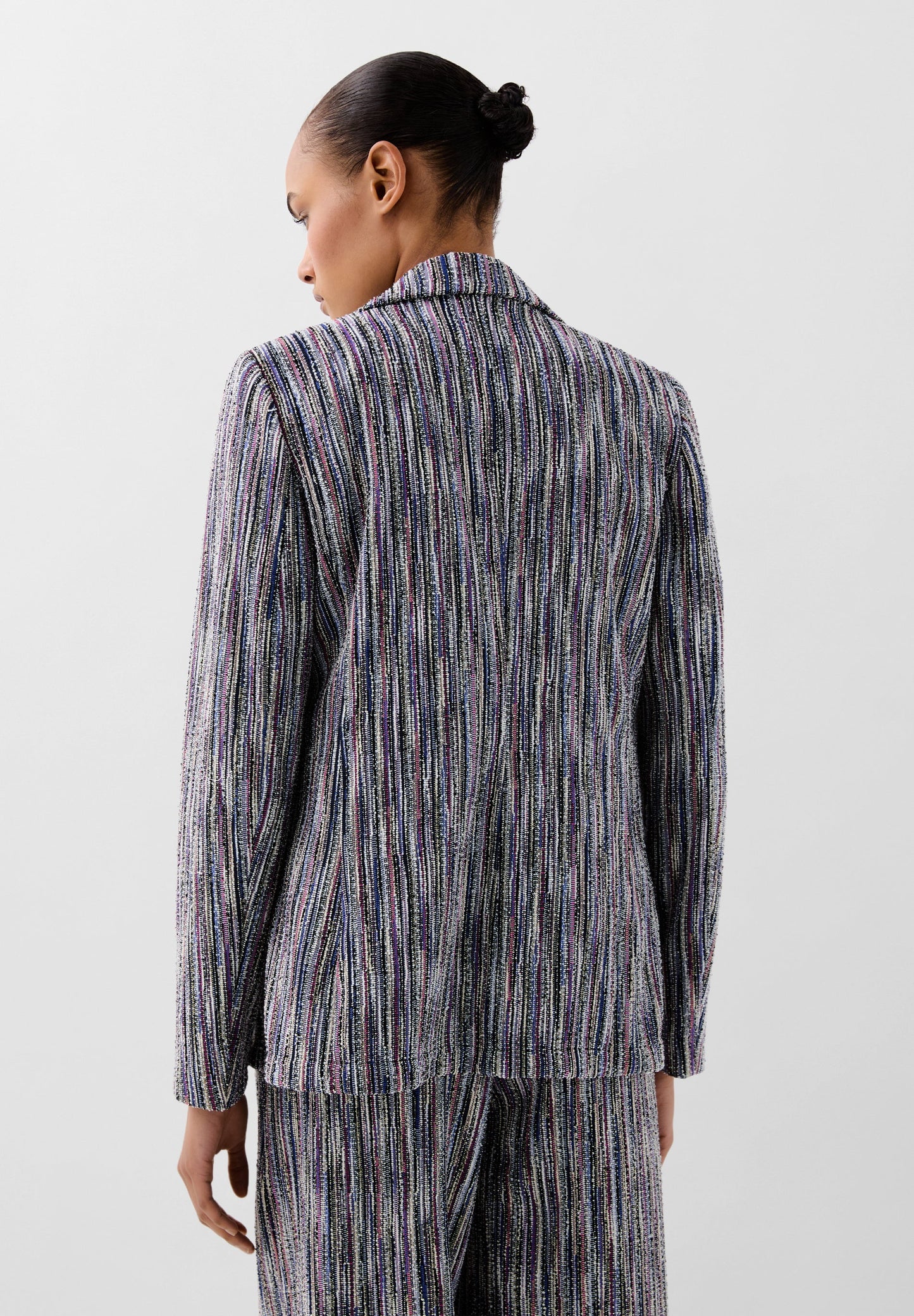 BLAZER DE MALHA COM PADRÃO