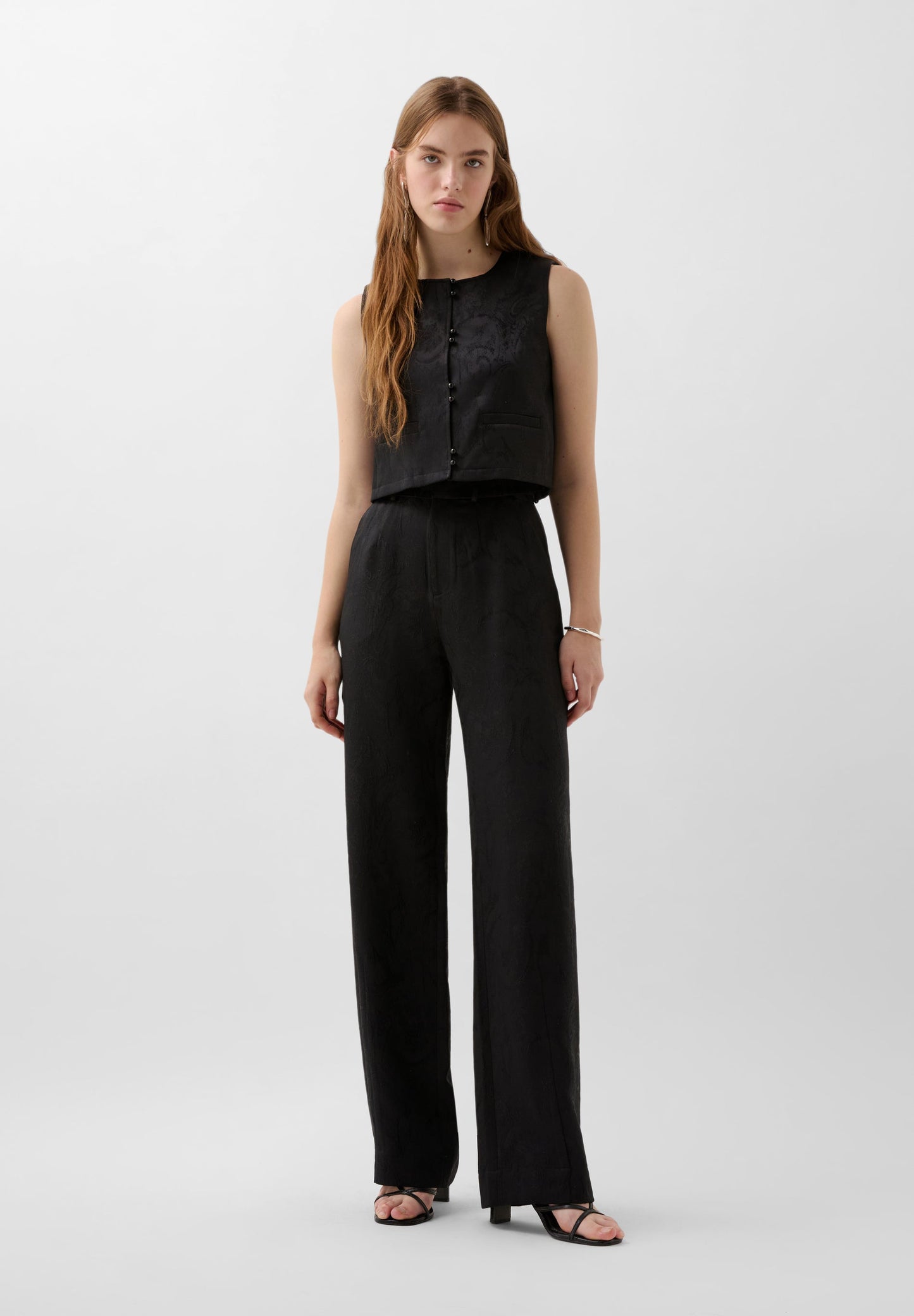 COLETE CROPPED JACQUARD