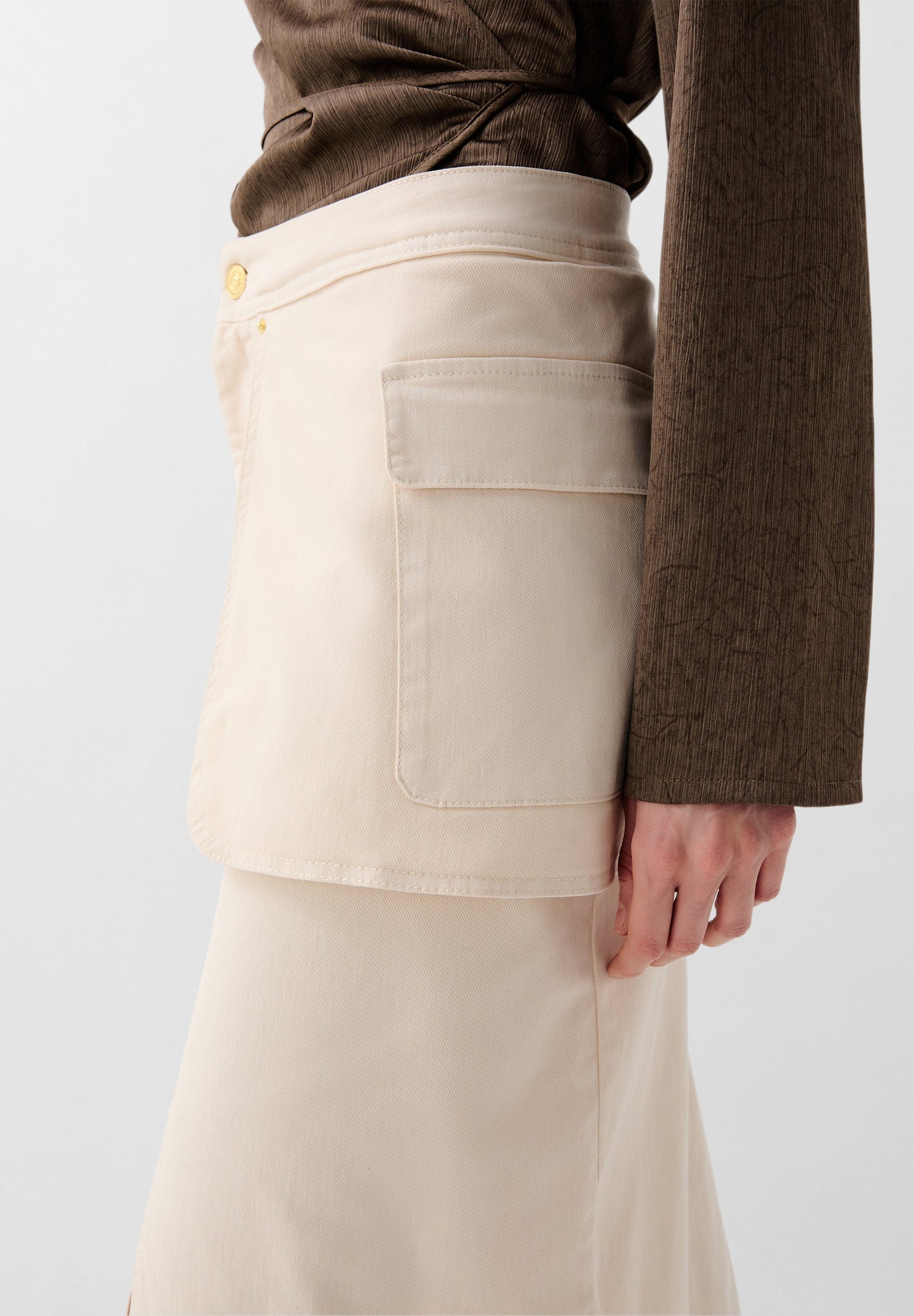 SAIA MIDI COM BOLSO