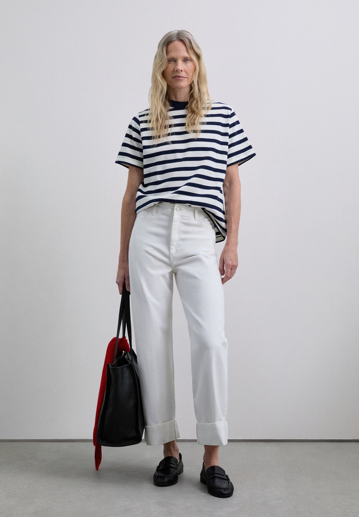 T-SHIRT ÀS RISCAS REGULAR FIT