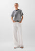 T-SHIRT ÀS RISCAS REGULAR FIT