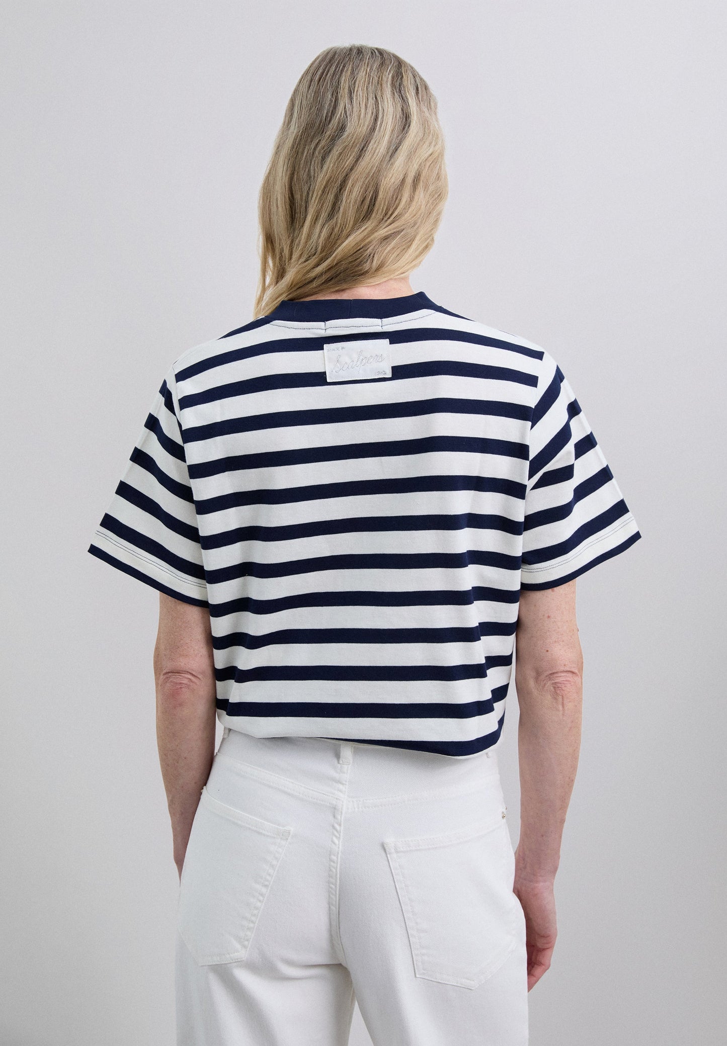 T-SHIRT ÀS RISCAS REGULAR FIT