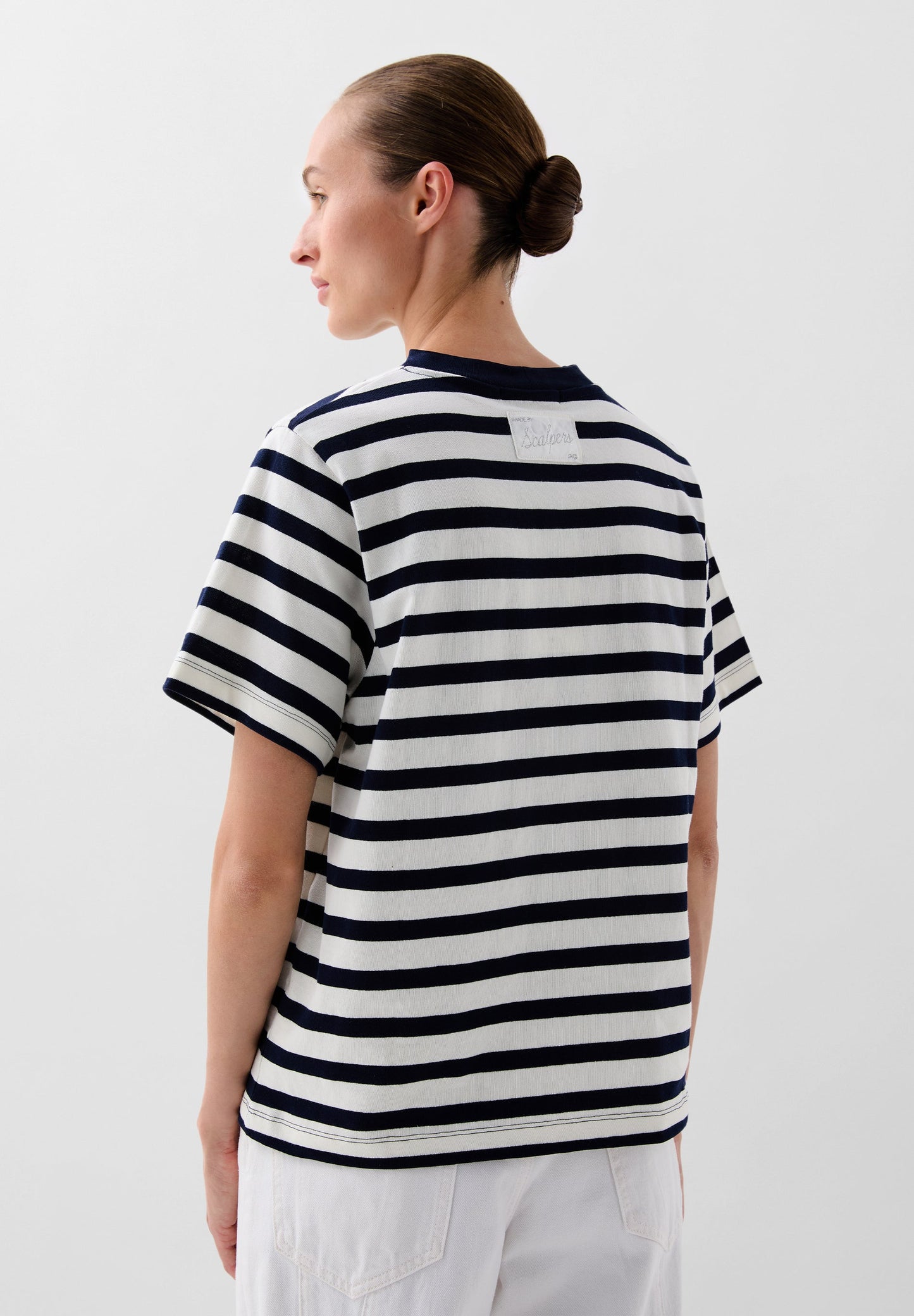 T-SHIRT ÀS RISCAS REGULAR FIT