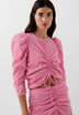 BLUSA VICHY COM FRANZIDO E ABERTURA