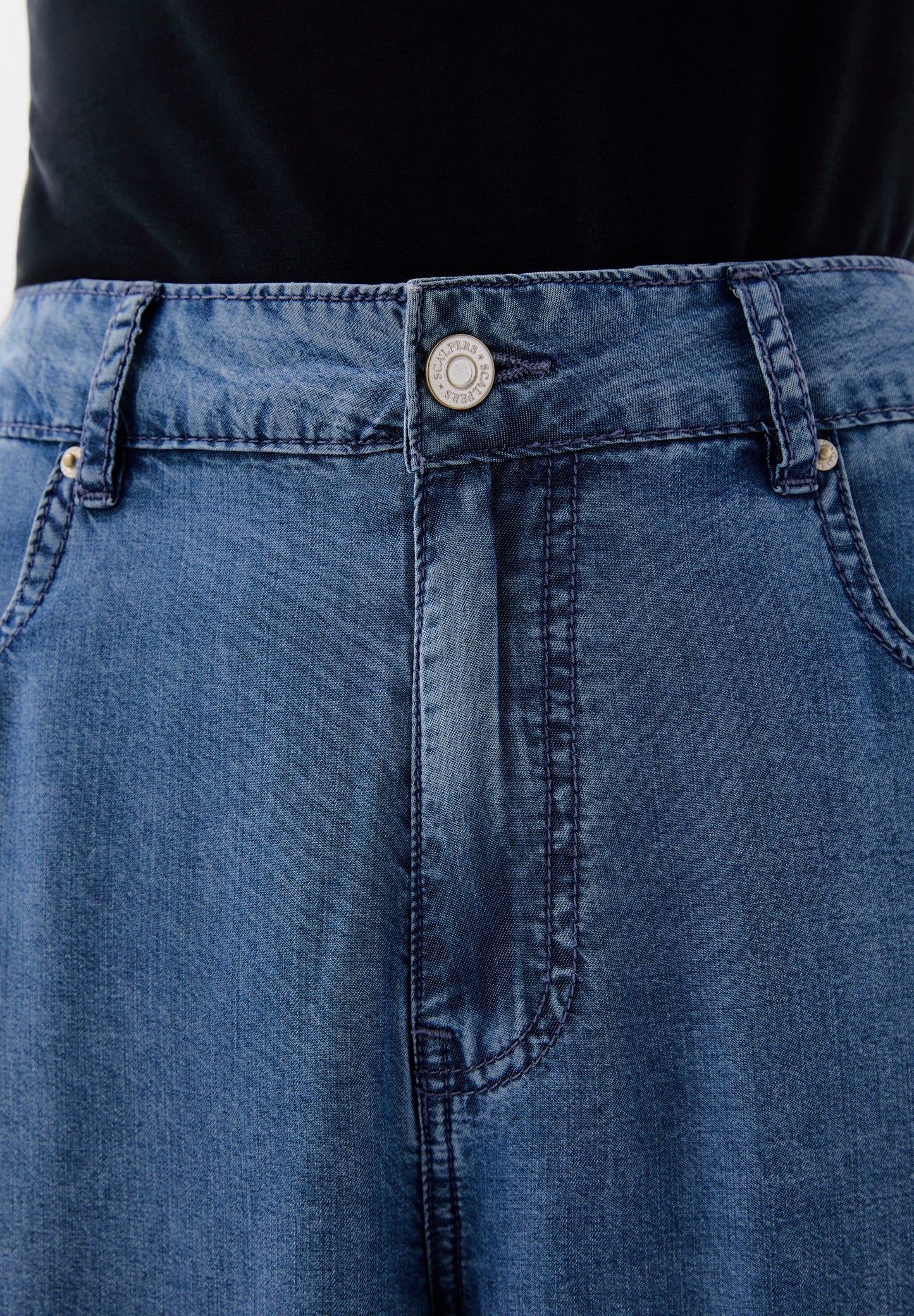CALÇAS FLUIDAS EM DENIM
