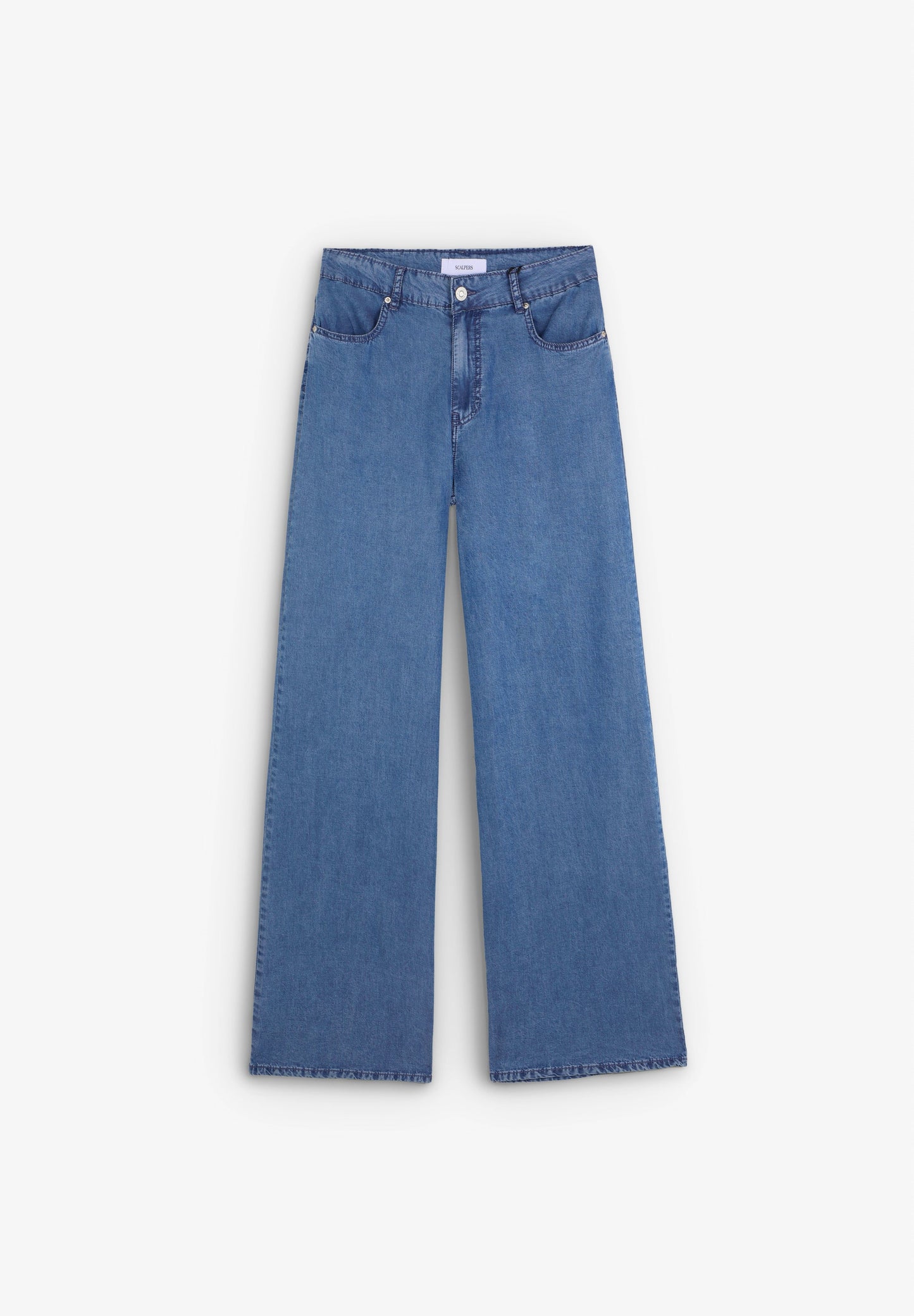 CALÇAS FLUIDAS EM DENIM