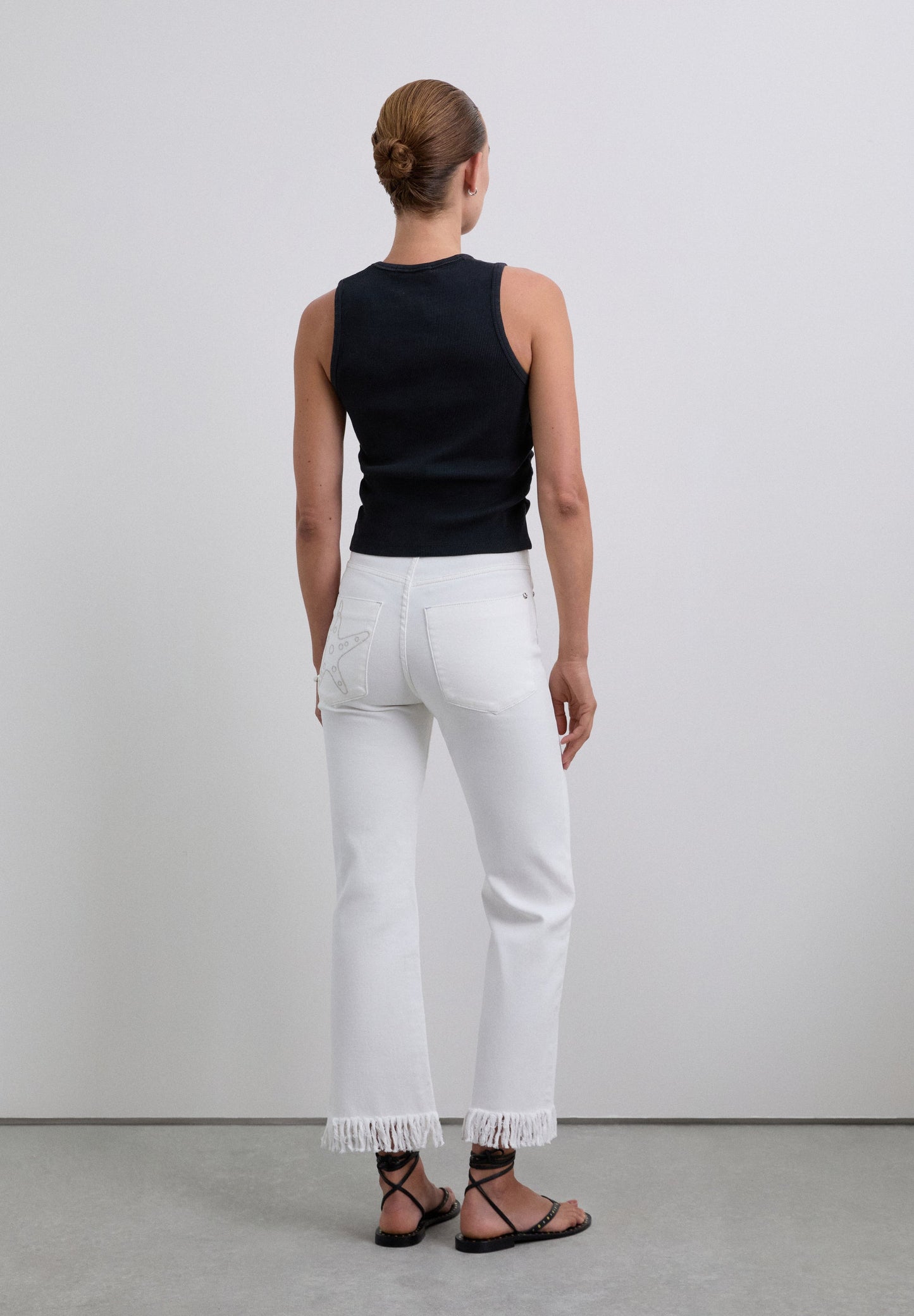 CALÇAS DENIM RIVET SHELL