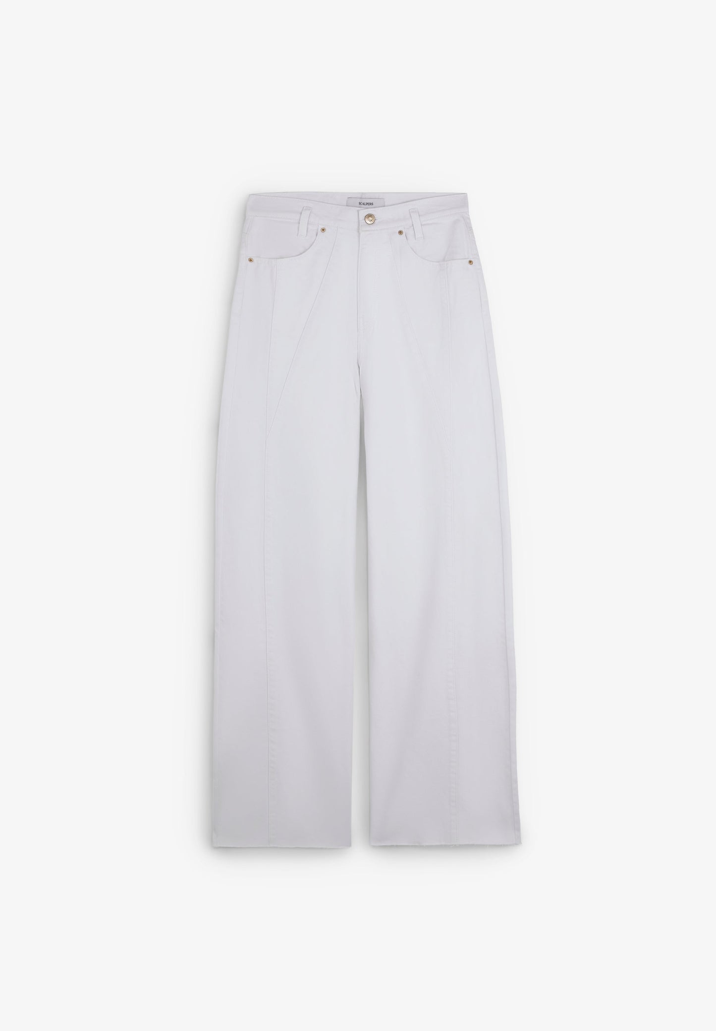 JEANS COM COSTURA E CINTURA SUBIDA