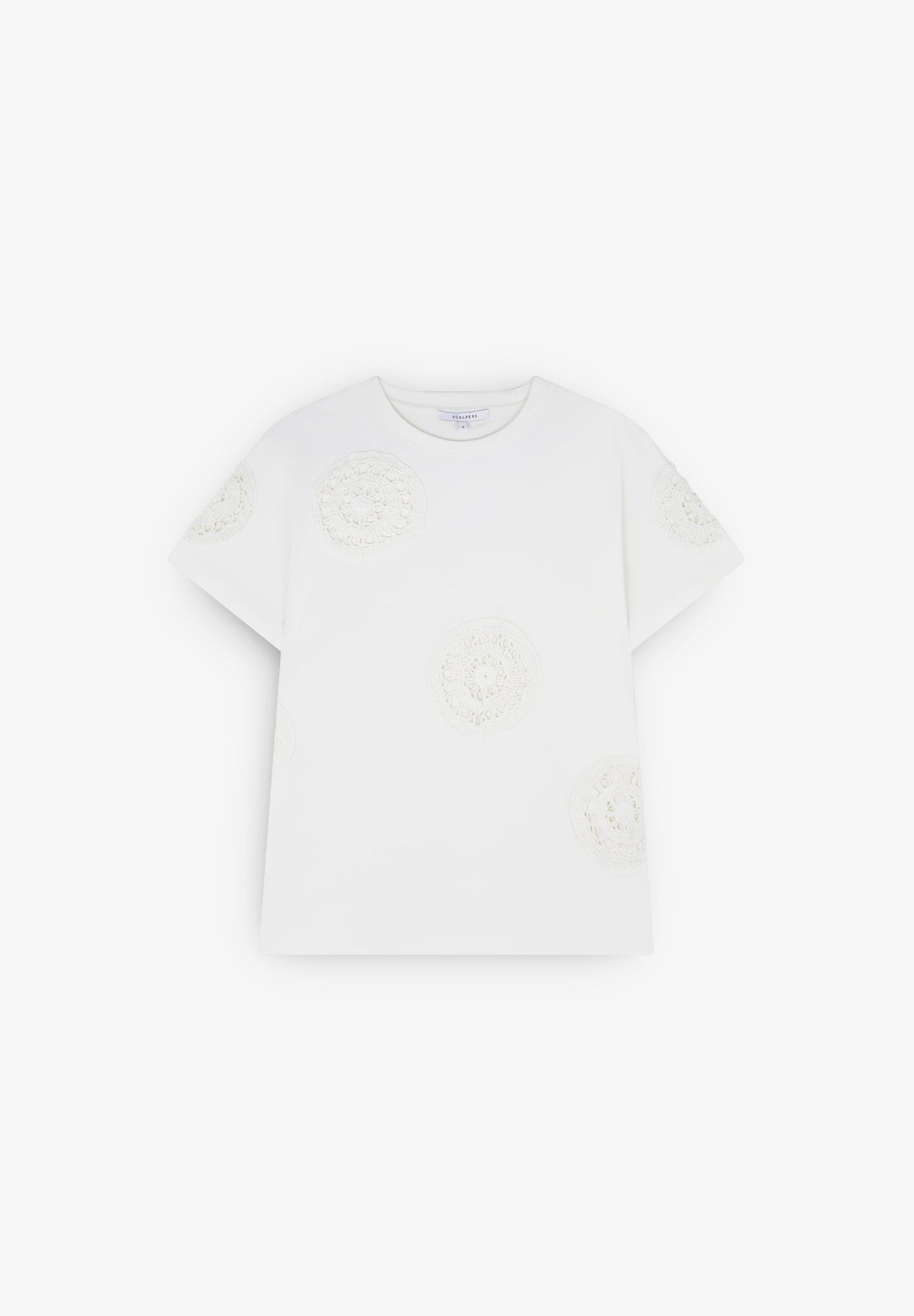 T-SHIRT COM CROCHET