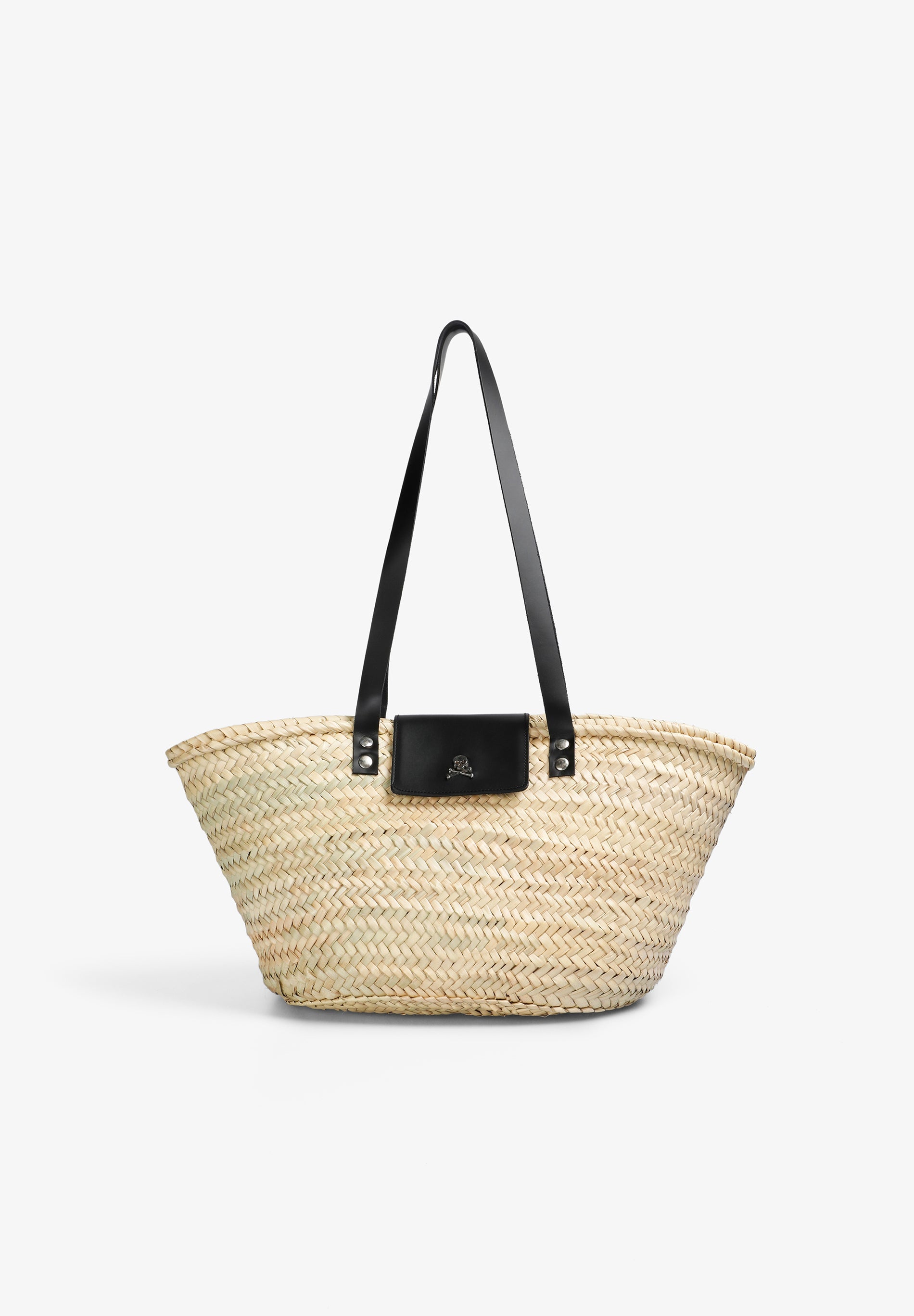 BOLSA TIPO CESTA RÁFIA