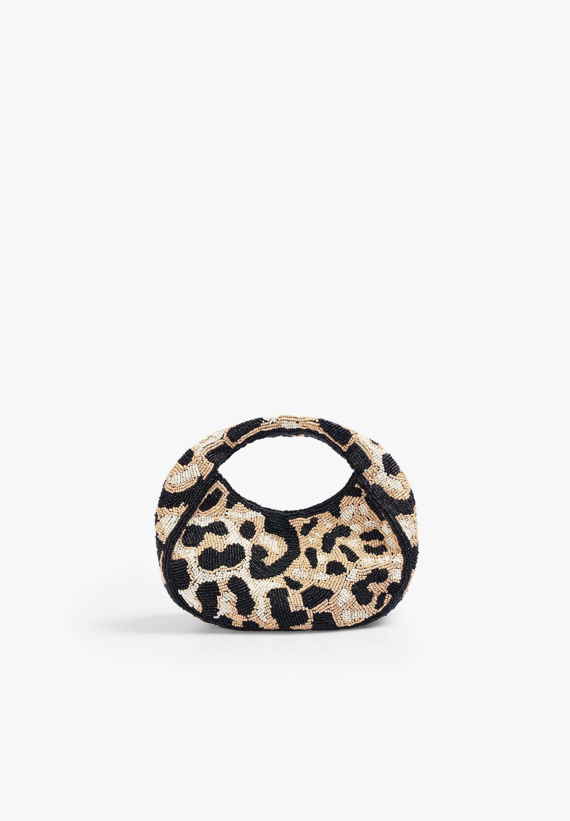 BOLSA MINI COM CONTAS E ESTAMPADO ANIMAL