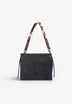 BOLSA IRIDESCENTE DE ALÇA ENTRANÇADA