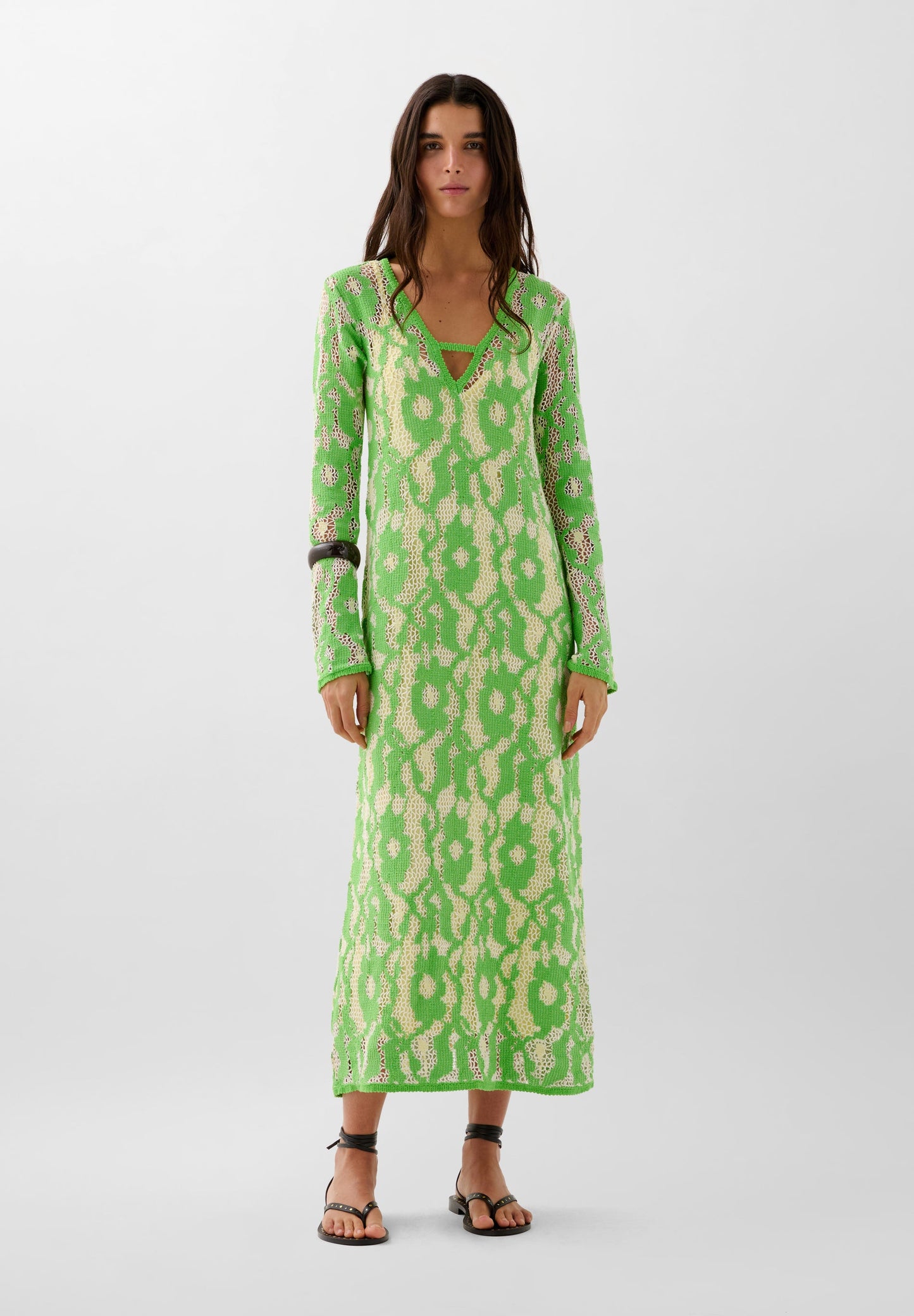 VESTIDO DE MALHA CROCHET
