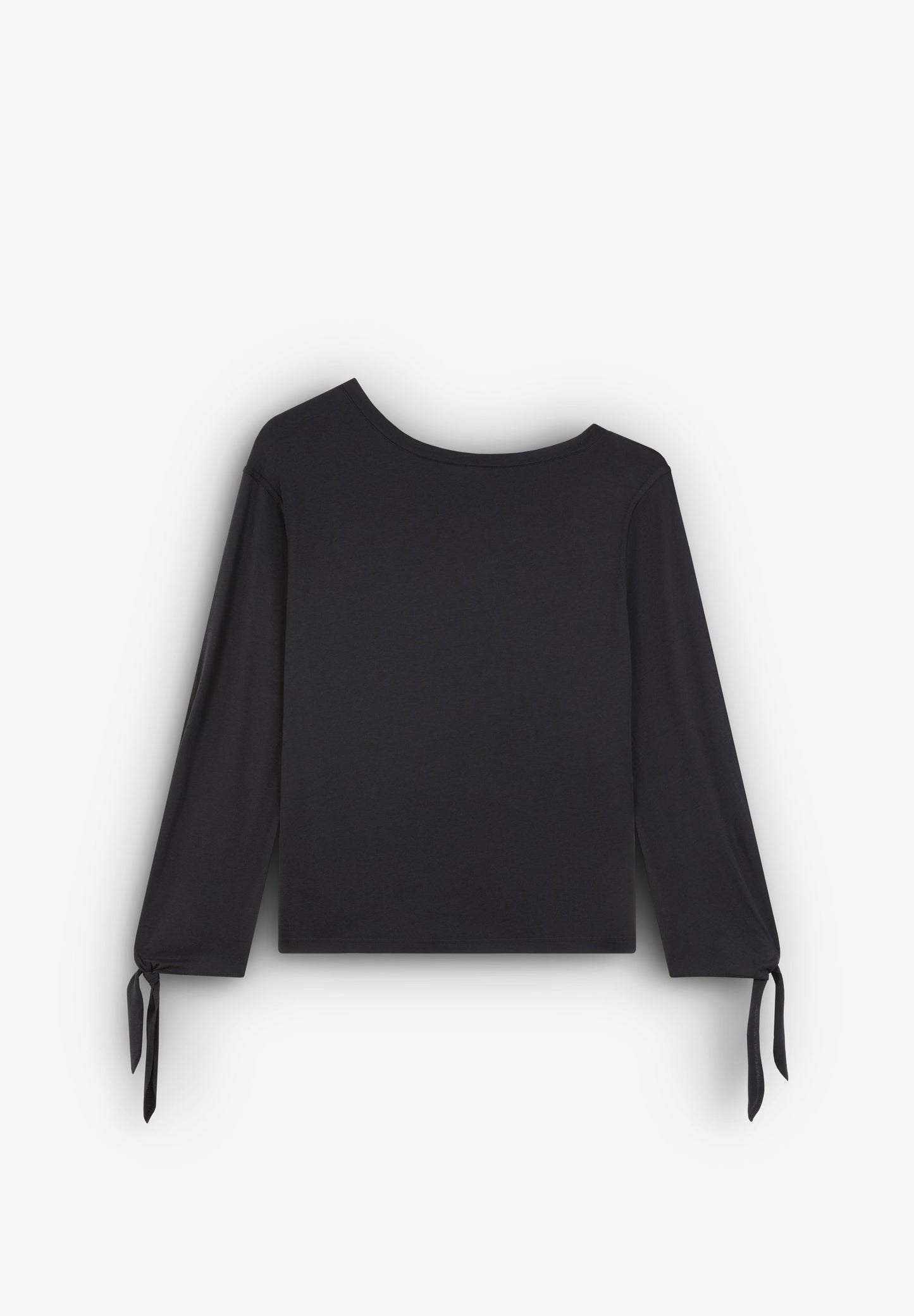 BLUSA ASSIMÉTRICA COM LAÇOS