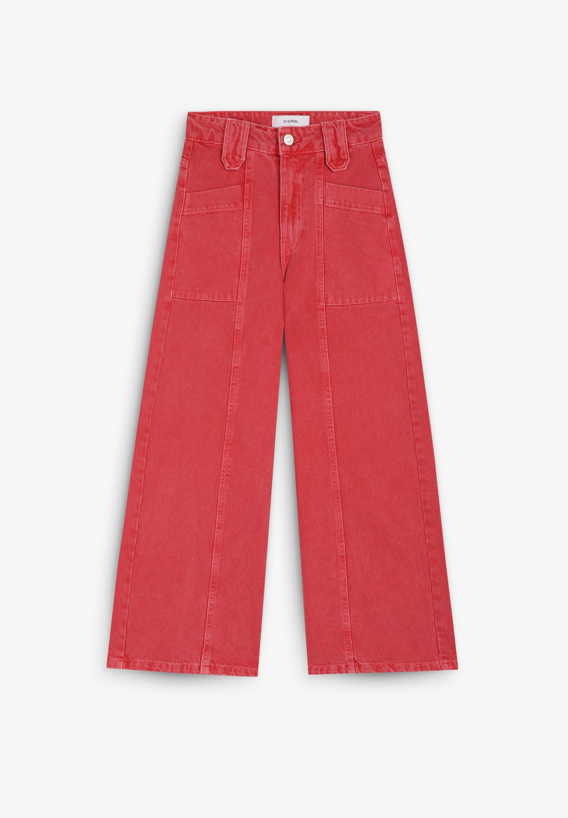 SCCULOTTE WASHED DENIM PANT