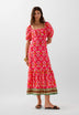 VESTIDO COM PADRÃO ÉTNICO
