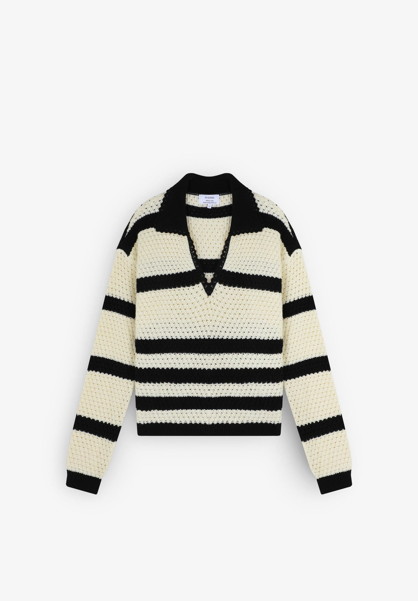 SWEATER ÀS RISCAS EM CROCHET