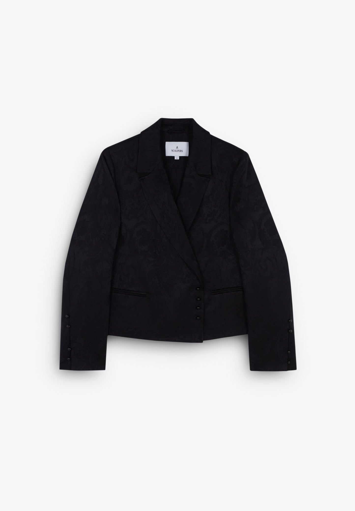 BLAZER CROPPED EM JACQUARD