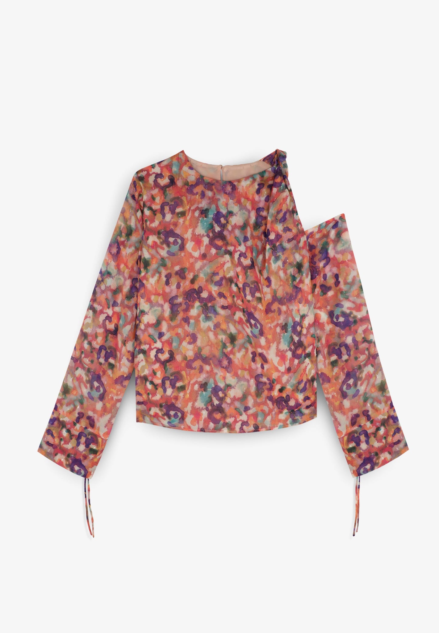BLUSA LAÇOS COM PADRÃO