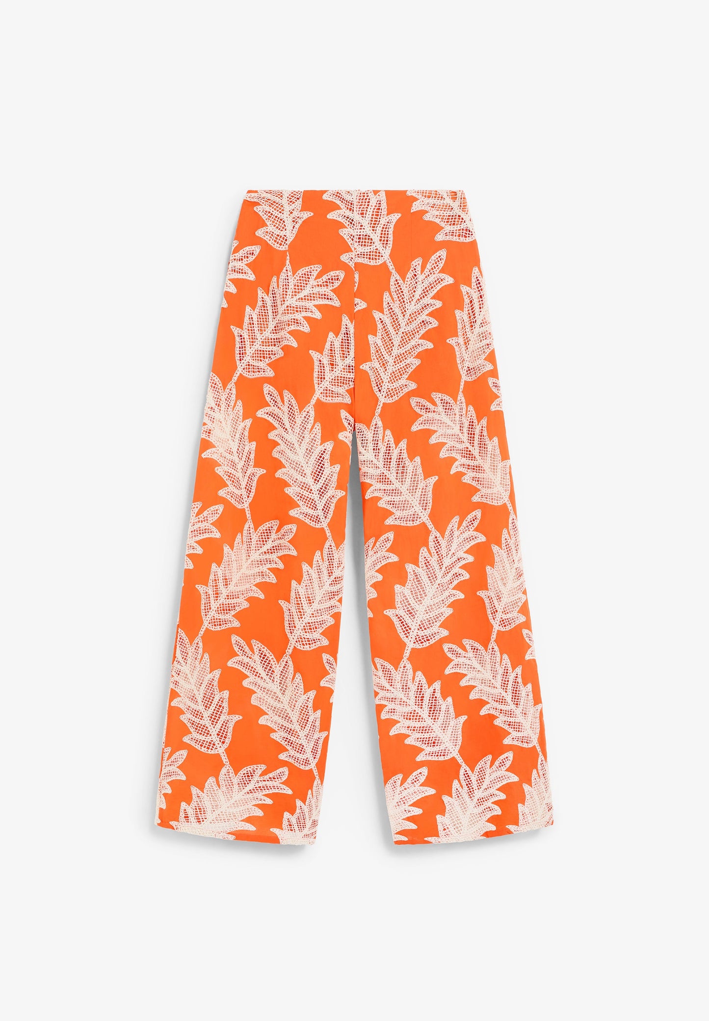 CALÇAS FLUIDAS COM BORDADOS