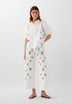 JEANS CULOTTES COM BORDADOS FLORES