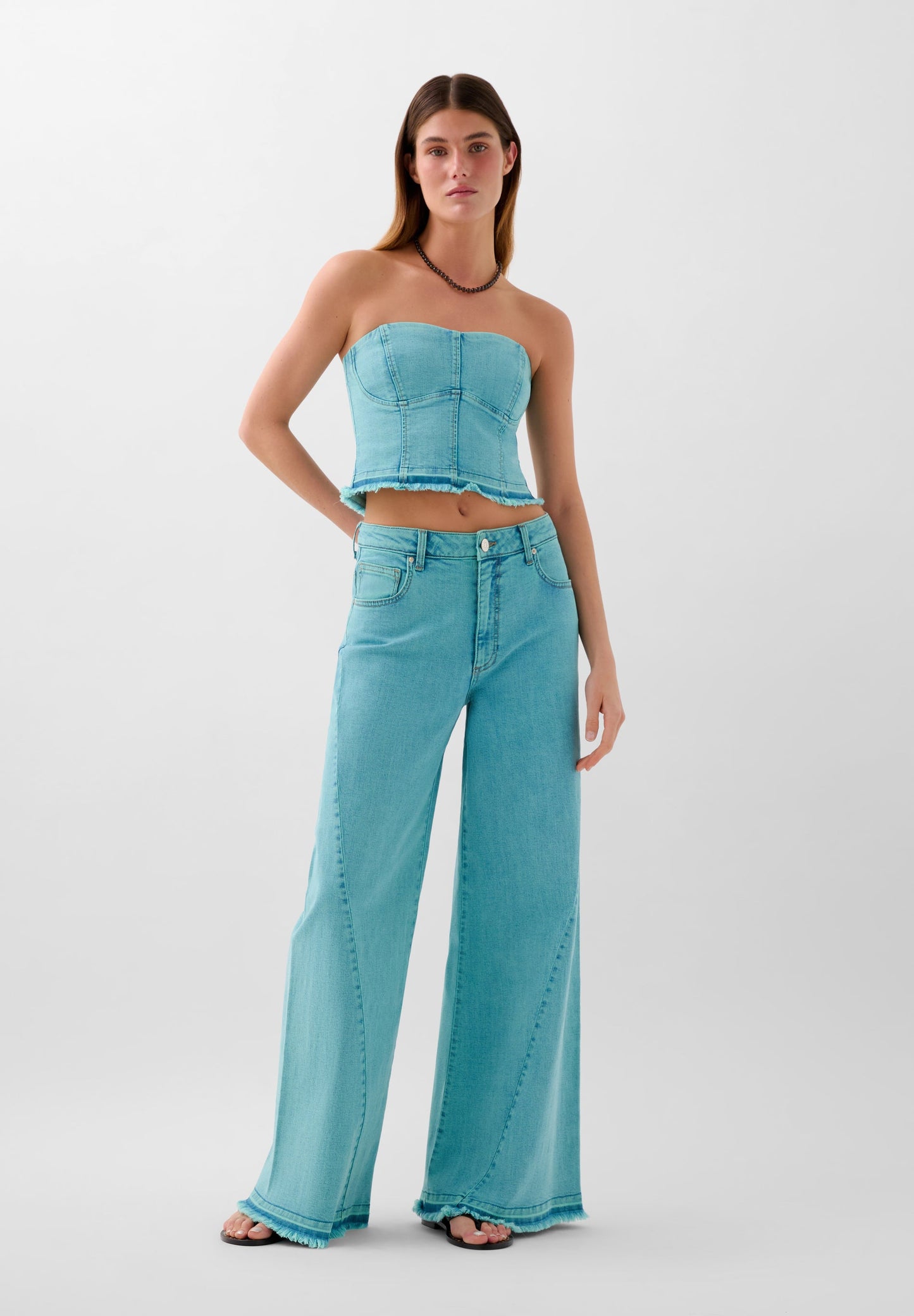 JEANS CULOTTES DESBOTADOS