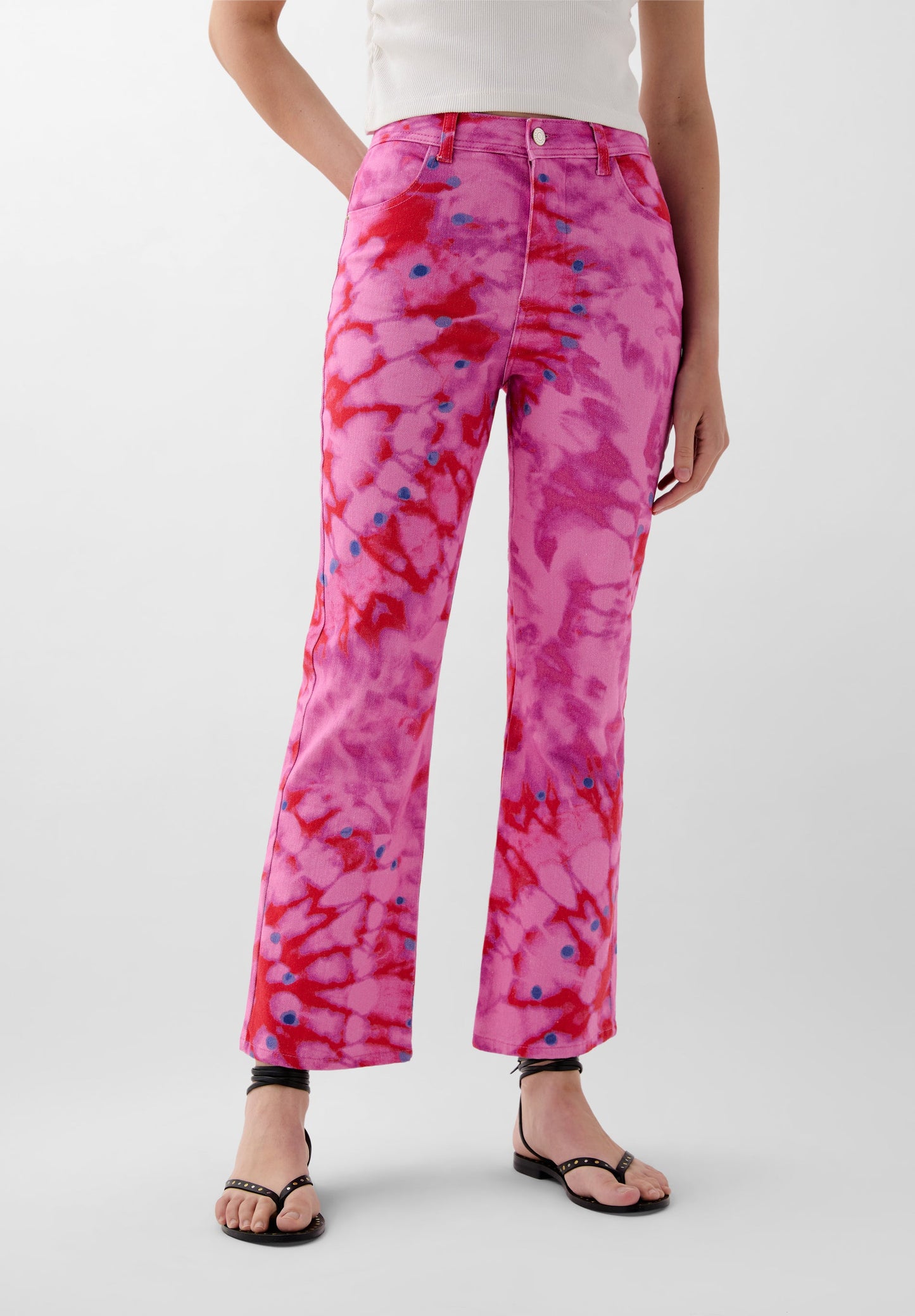 CALÇAS DENIM COM PADRÃO SCSUMMER