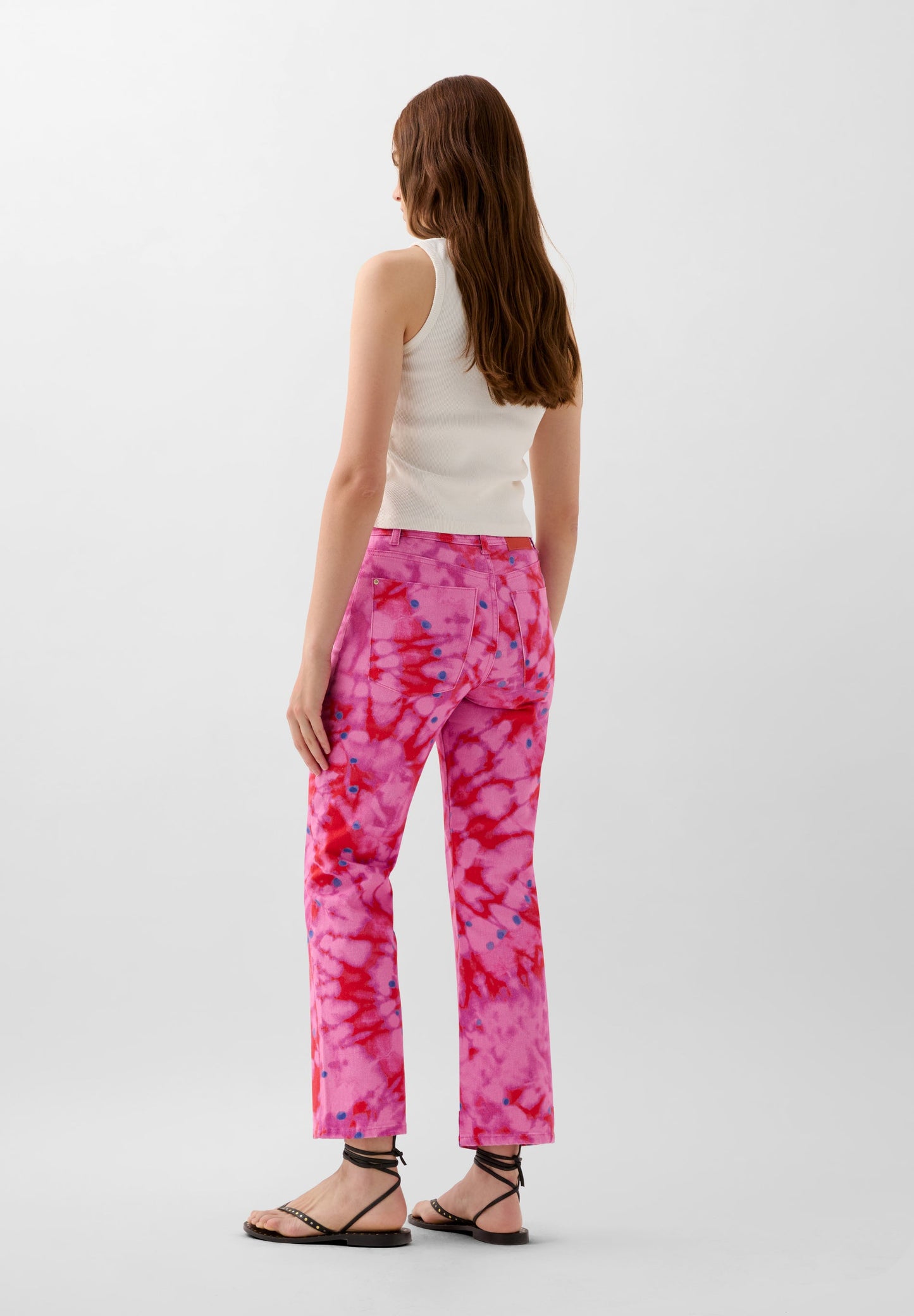 CALÇAS DENIM COM PADRÃO SCSUMMER