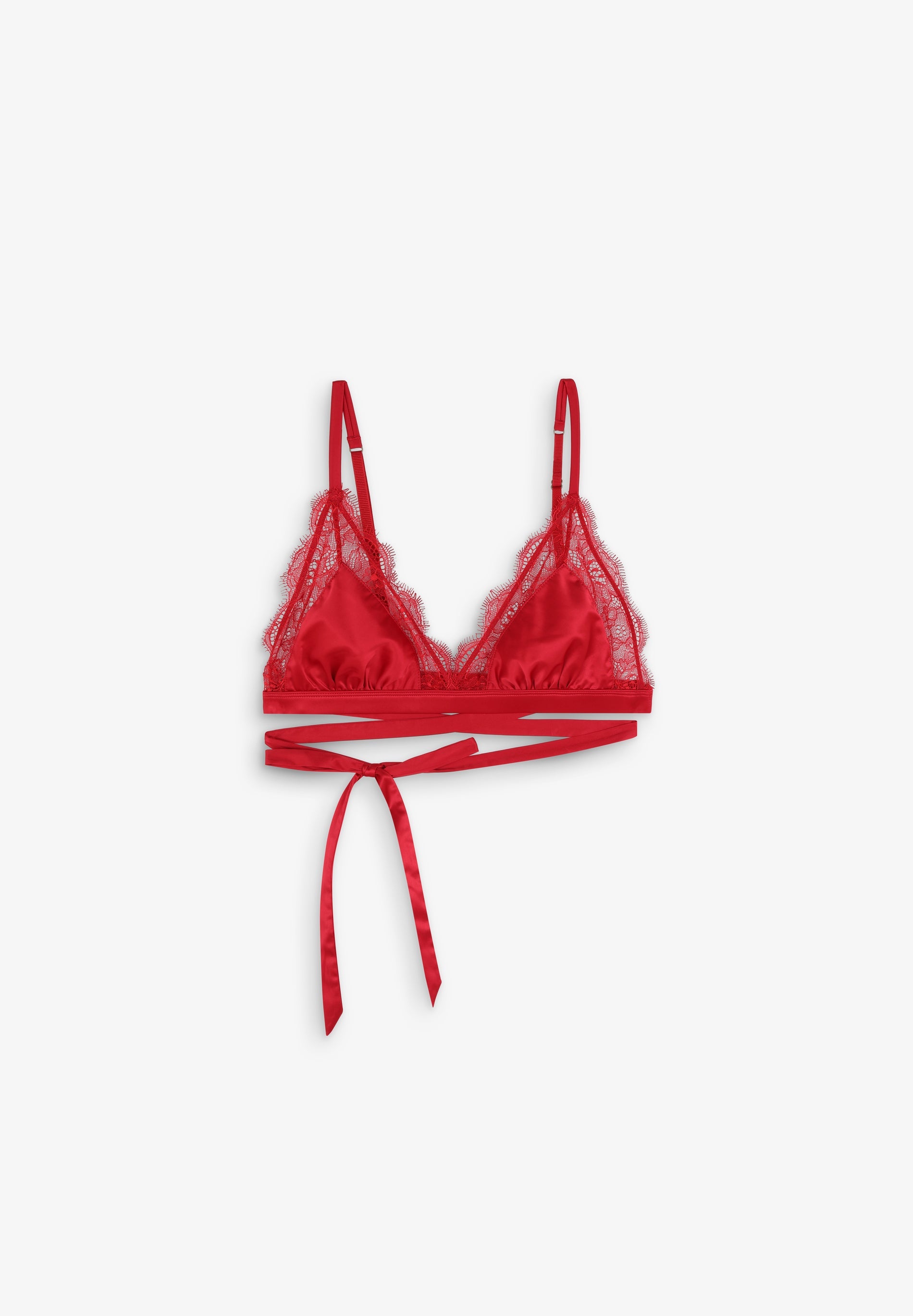 BRALETTE ACETINADO COM LAÇO SCALPERS X LOVE STORIES