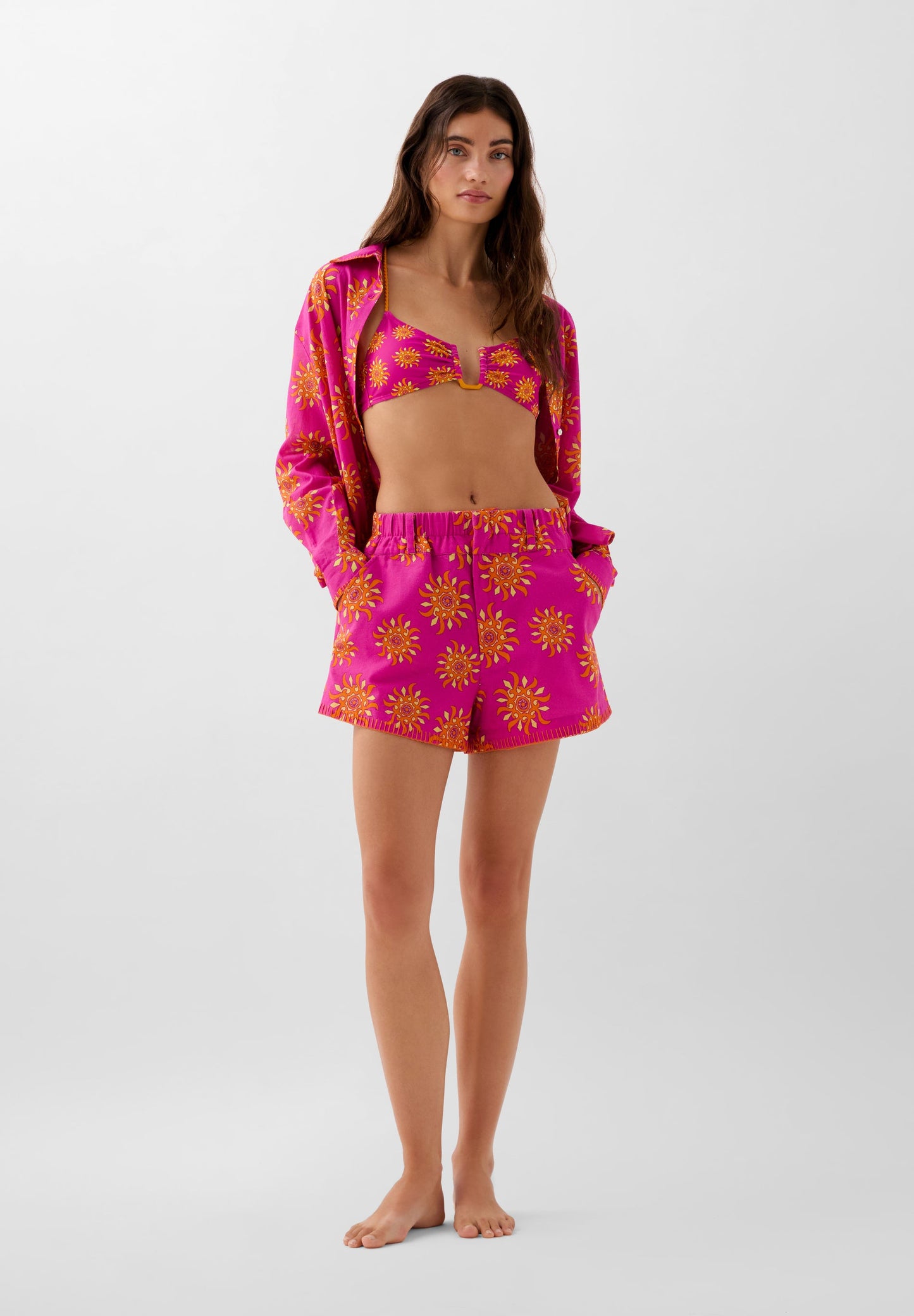 SCSUNCOLOR PRINT SHORT