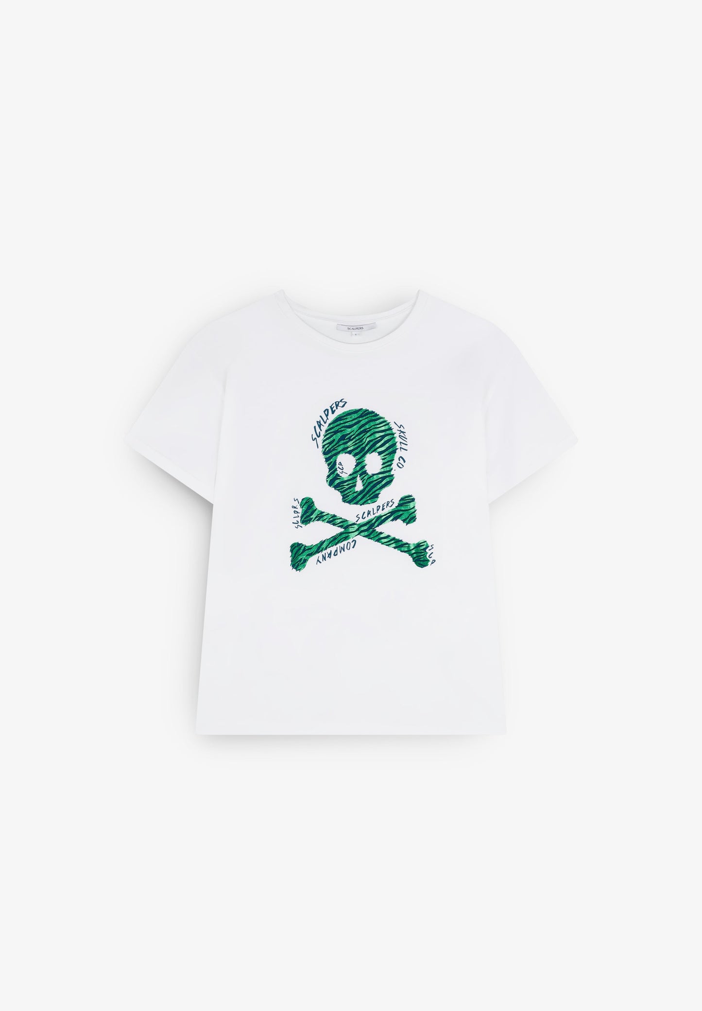 T-SHIRT COM LOGÓTIPO E ESTAMPADO ANIMAL