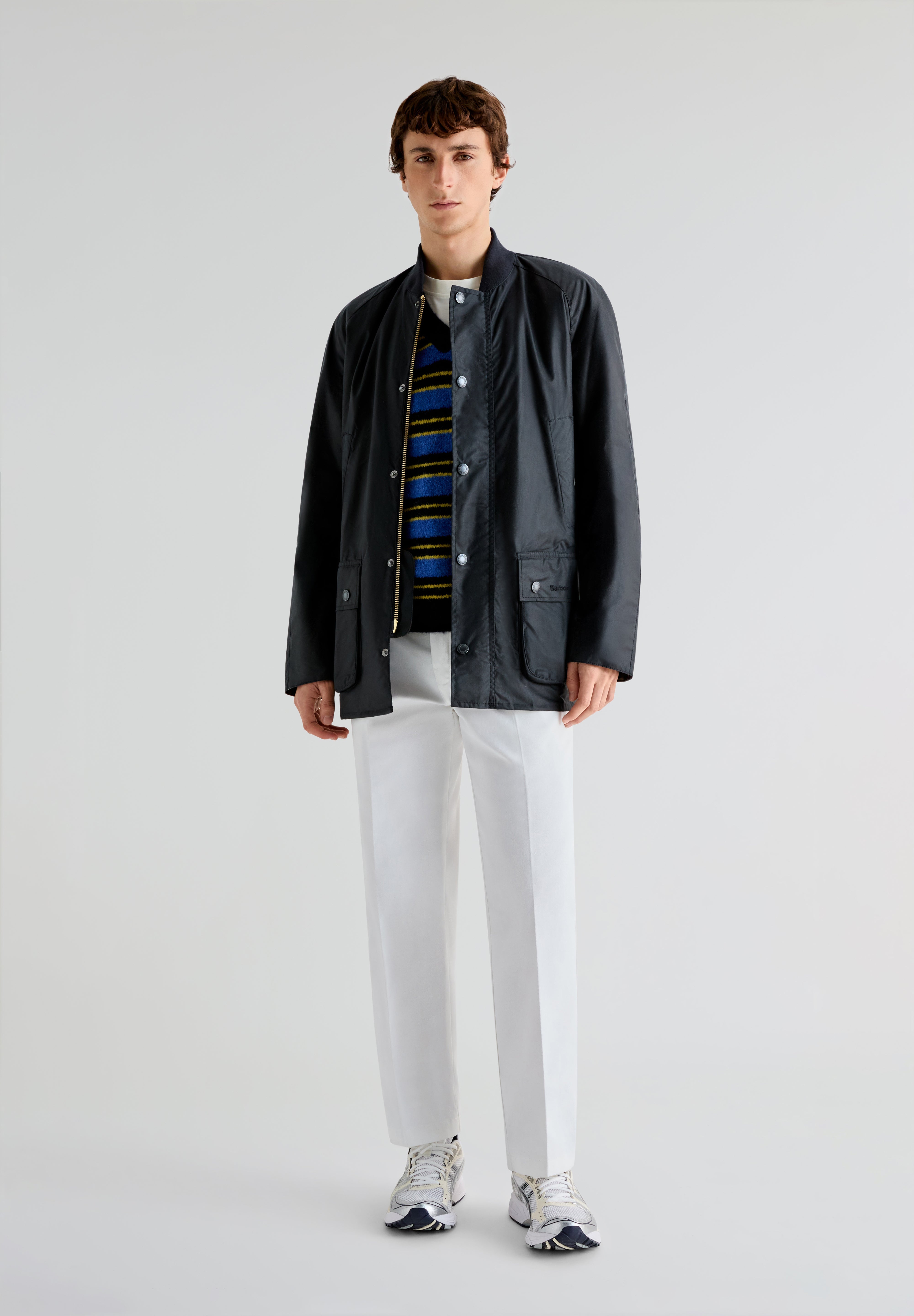 BARBOUR | CASACO SPORTS NECK ASHBY WAX
