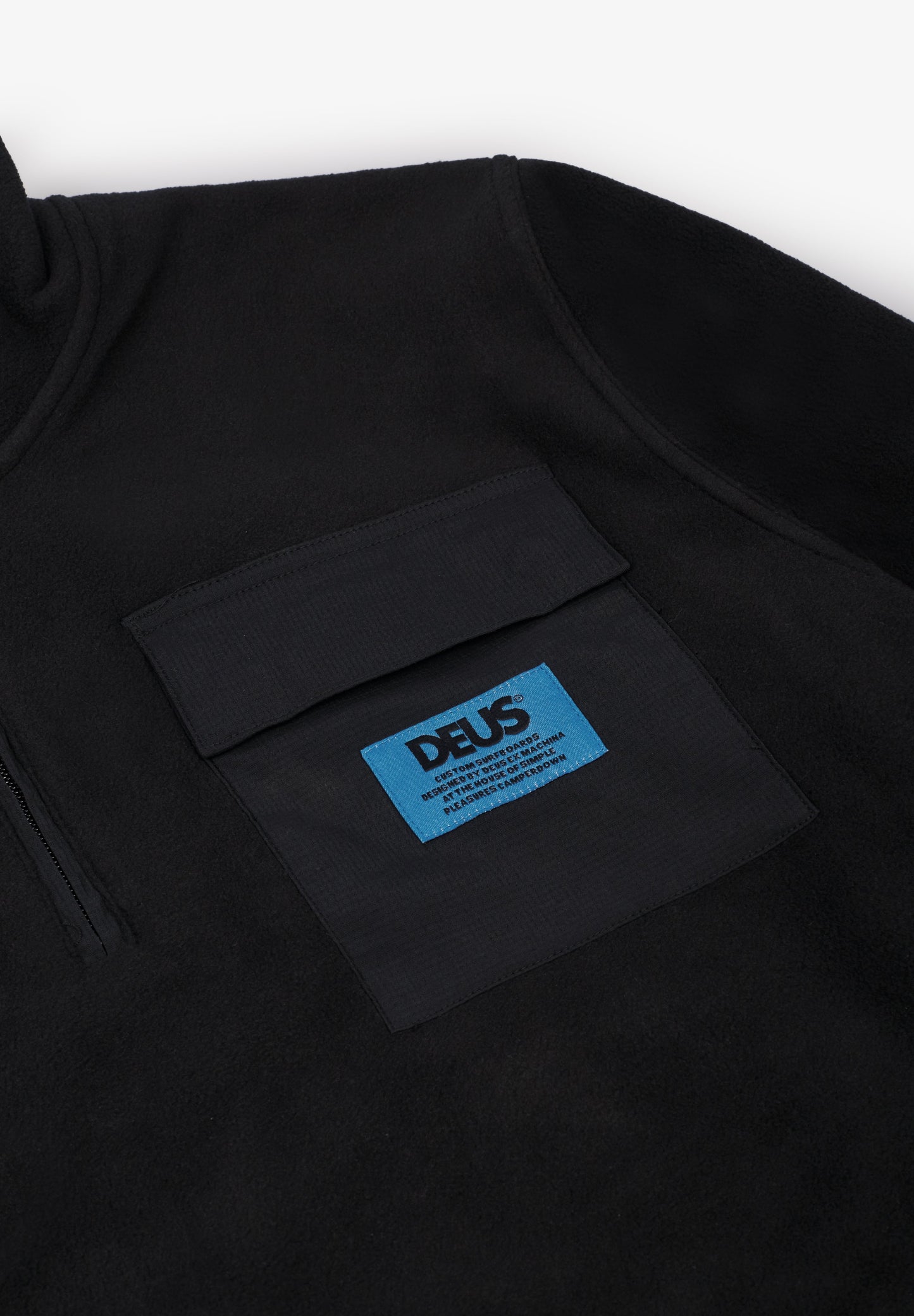 DEUS EX MACHINA | SECTION ZIP NECK FLEECE