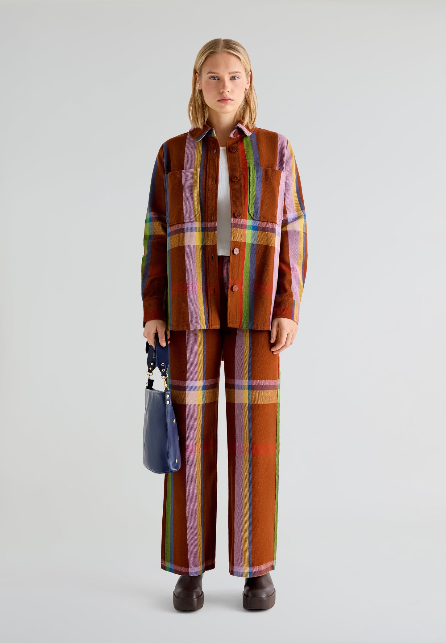 THINKING MU | CAMISA COMPRIDA CHARLIE BLANKET NORITA DE MULHER