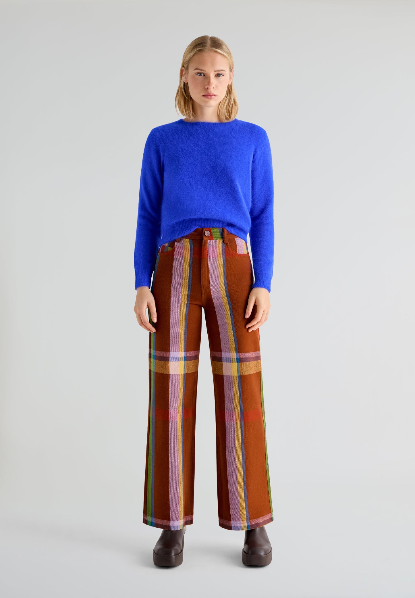 THINKING MU | CALÇAS CHARLIE BLANKET CORAL DE MULHER