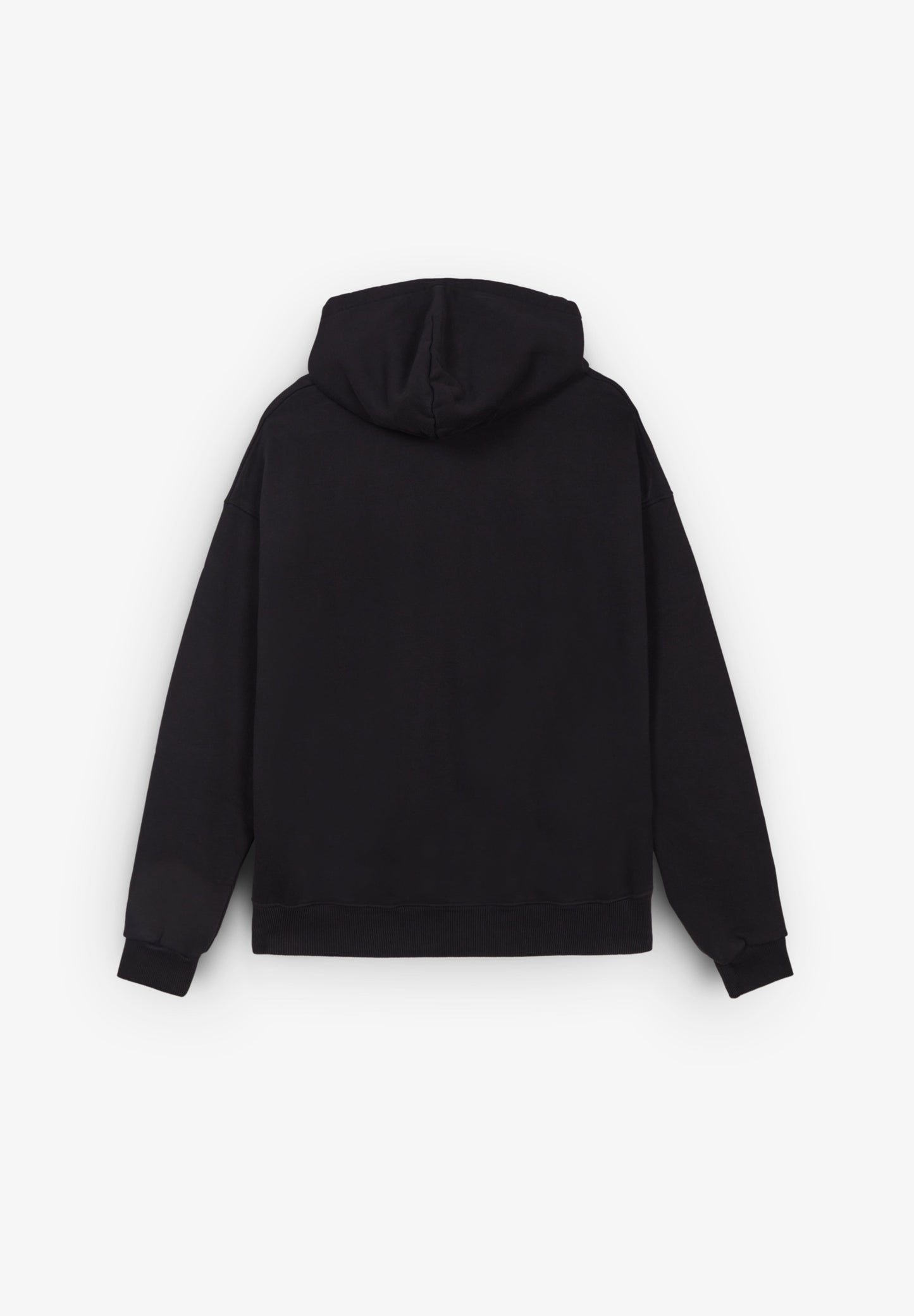 GOODIES SPORTIVE | PREMIUM BOXY HOODIE BLACK CONTRAST EMBROIDERY