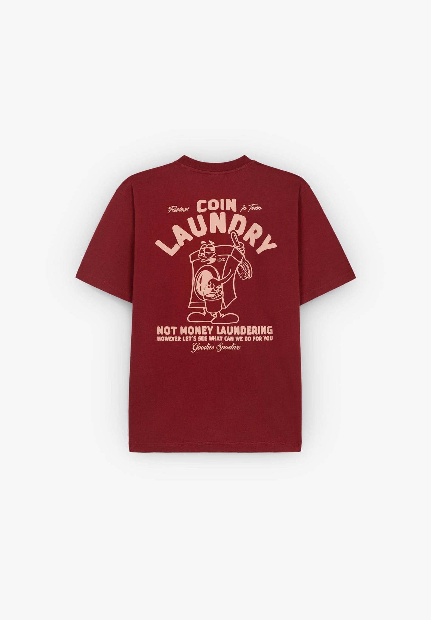 GOODIES SPORTIVE | LAUNDRY BURGUNDY TEE