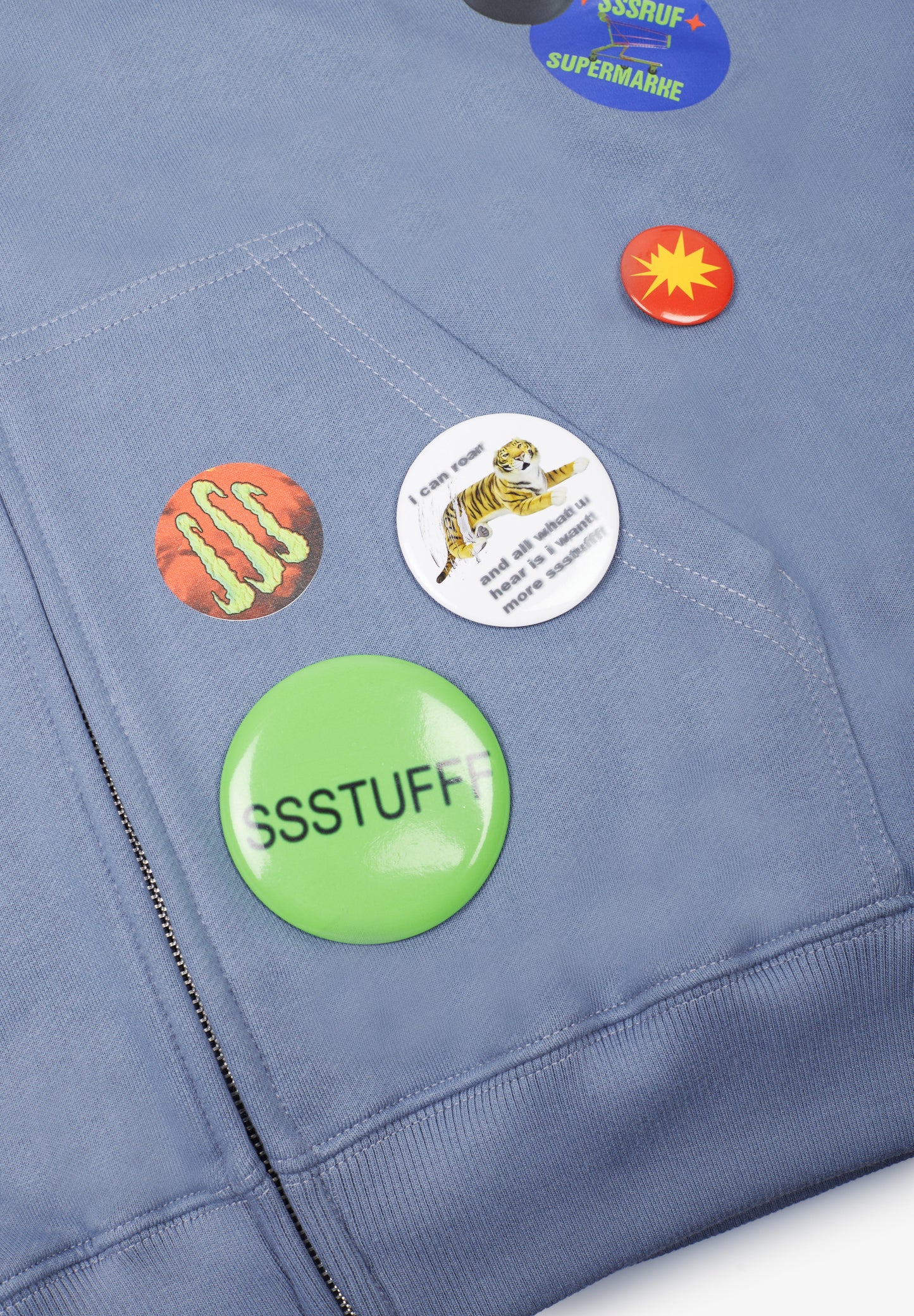 SSSTUFFF | PINS ZIP-UP