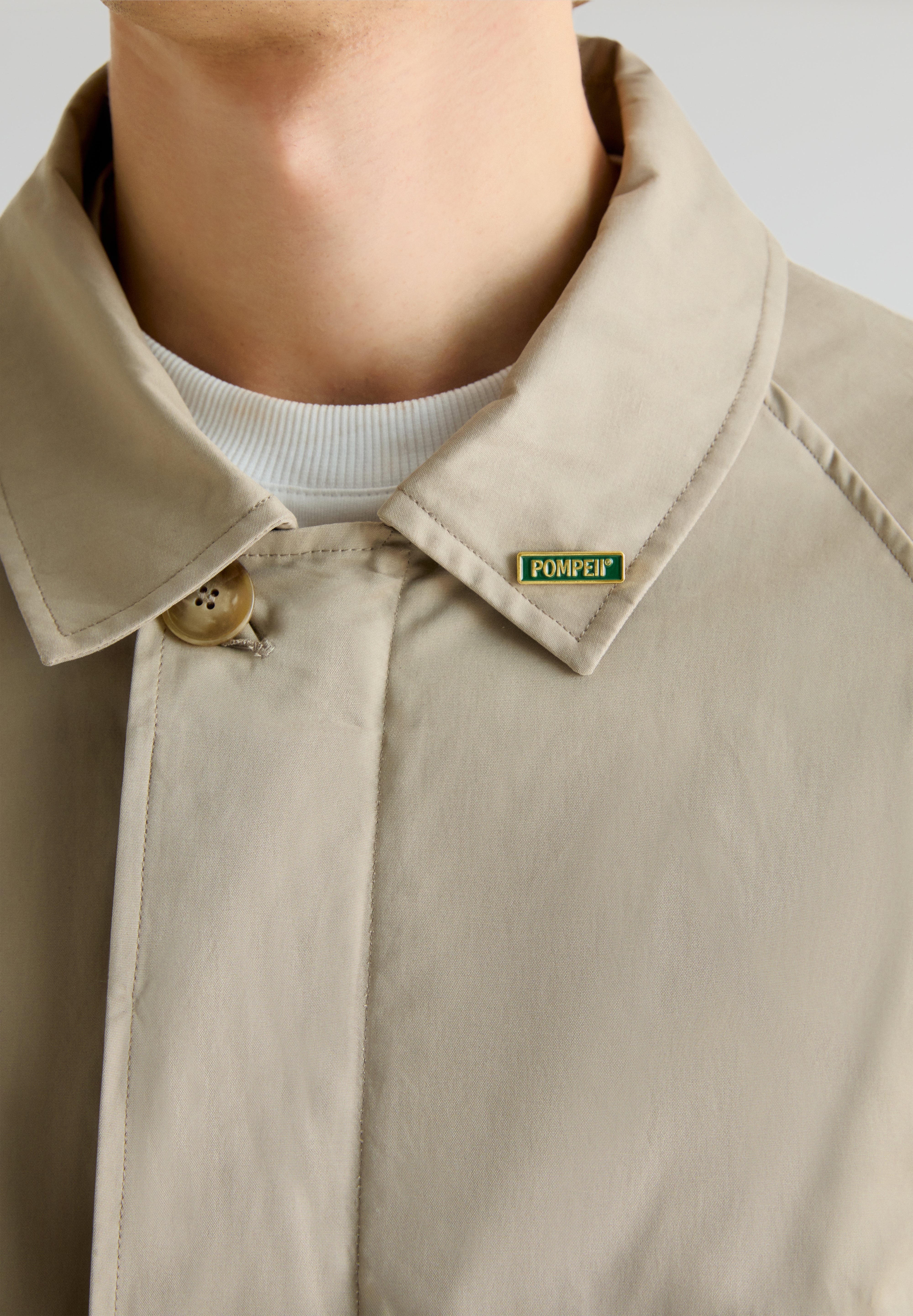 POMPEII BRAND | CASACO SAND COTTON MAC