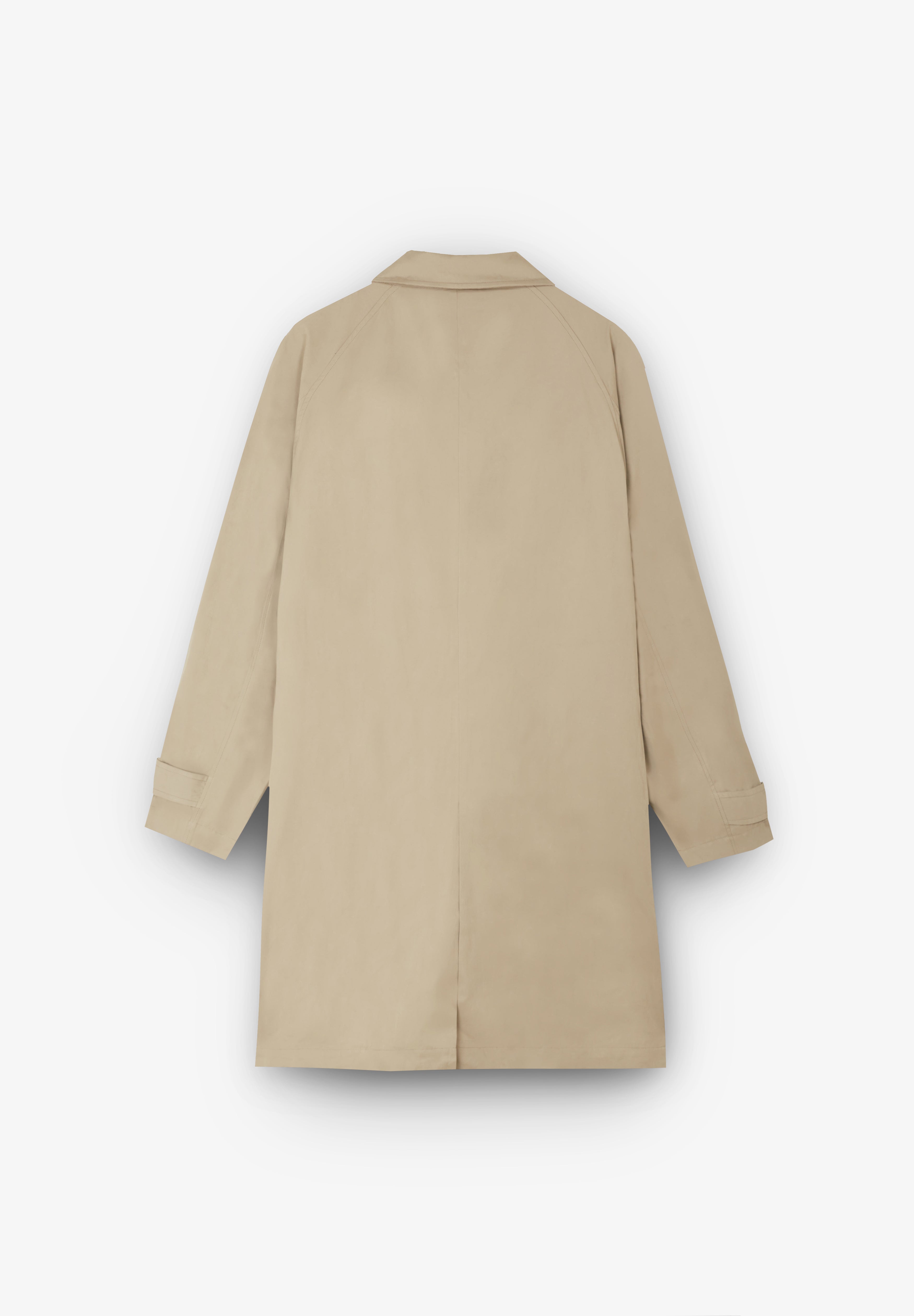 POMPEII BRAND | SAND COTTON MAC COAT