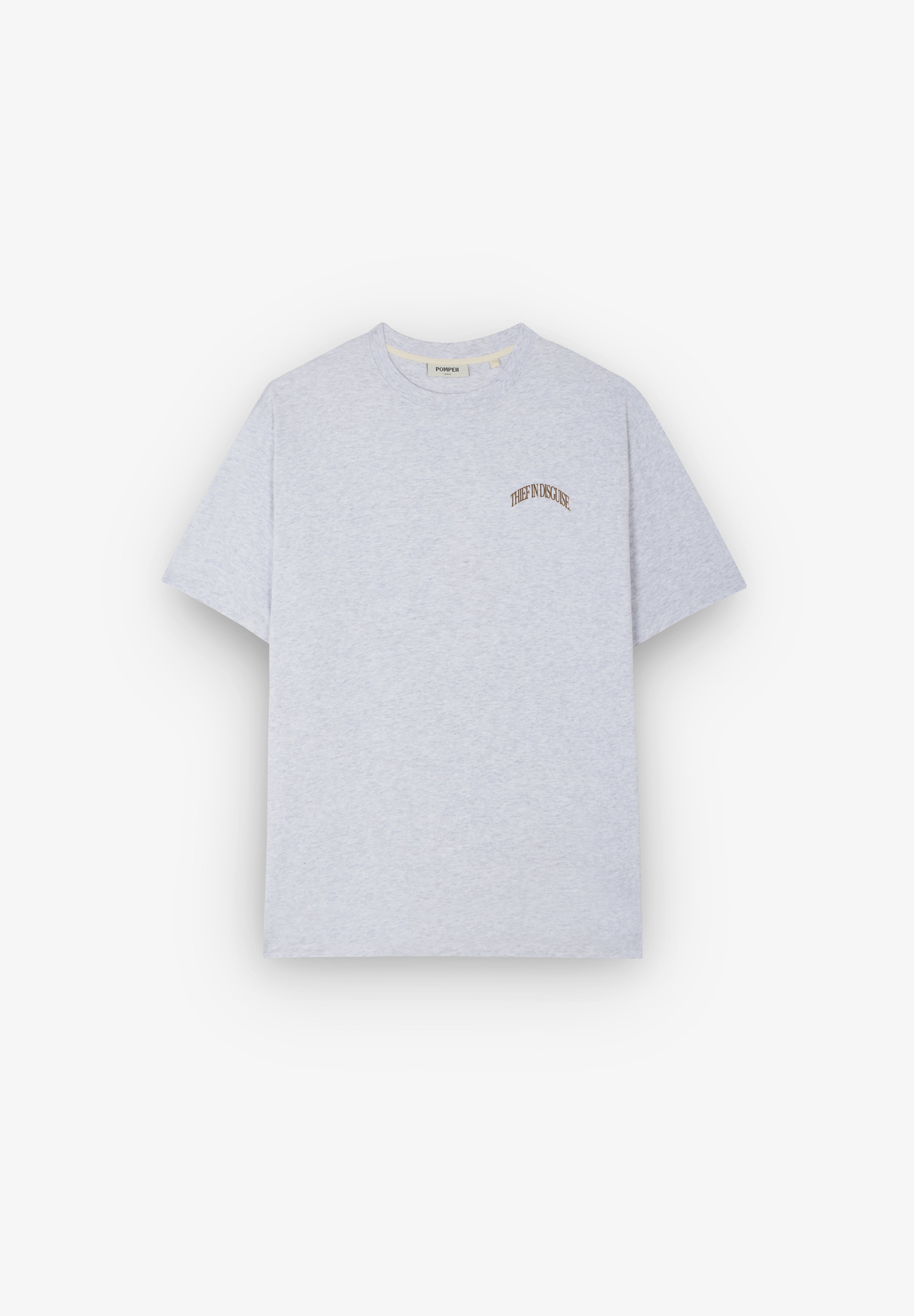 POMPEII BRAND | T-SHIRT MELANGE CINZENTA THIEF IN DISGUISE