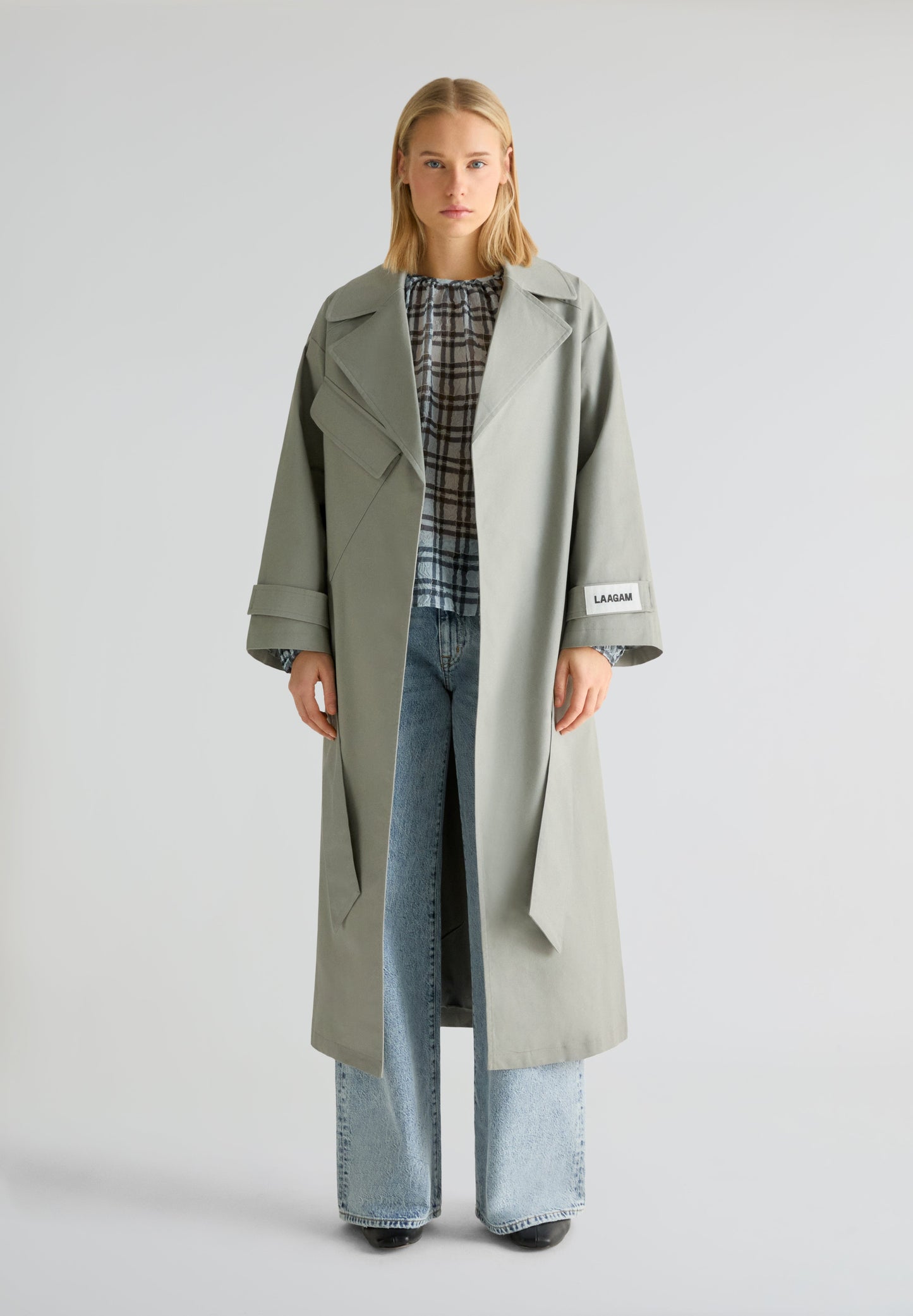 LAAGAM | GABARDINA CINZENTA LONDRES