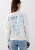 SWEATSHIRT DESBOTADA COM PADRÃO