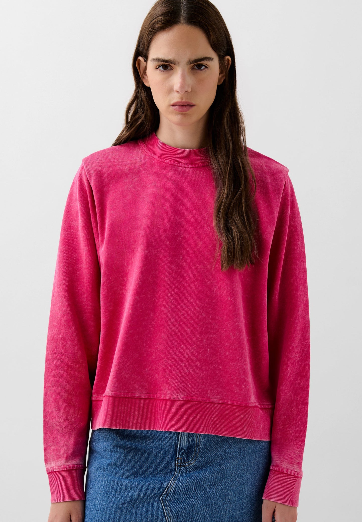 SWEATSHIRT STRASS COM SKULL