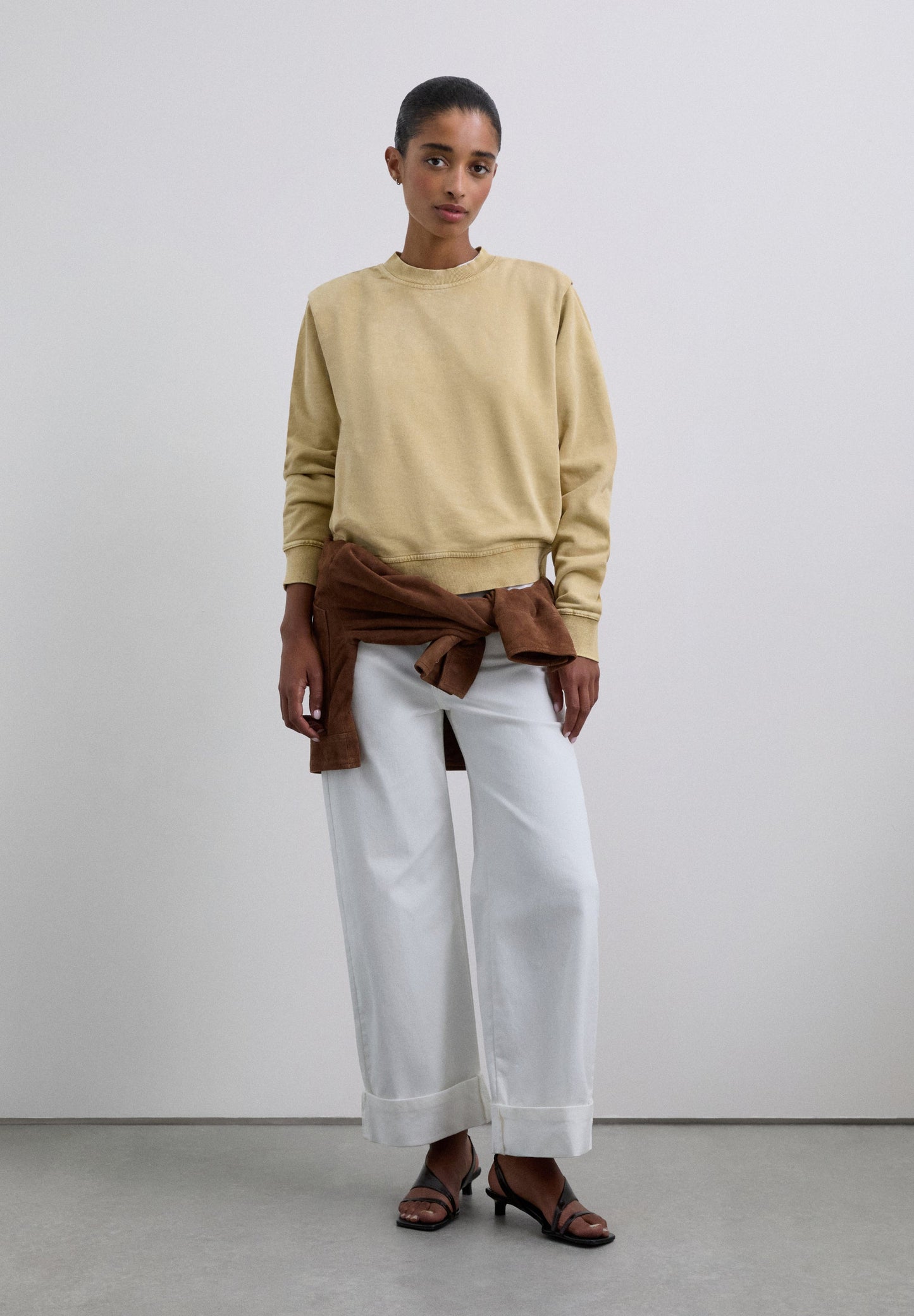 SWEATSHIRT STRASS COM SKULL