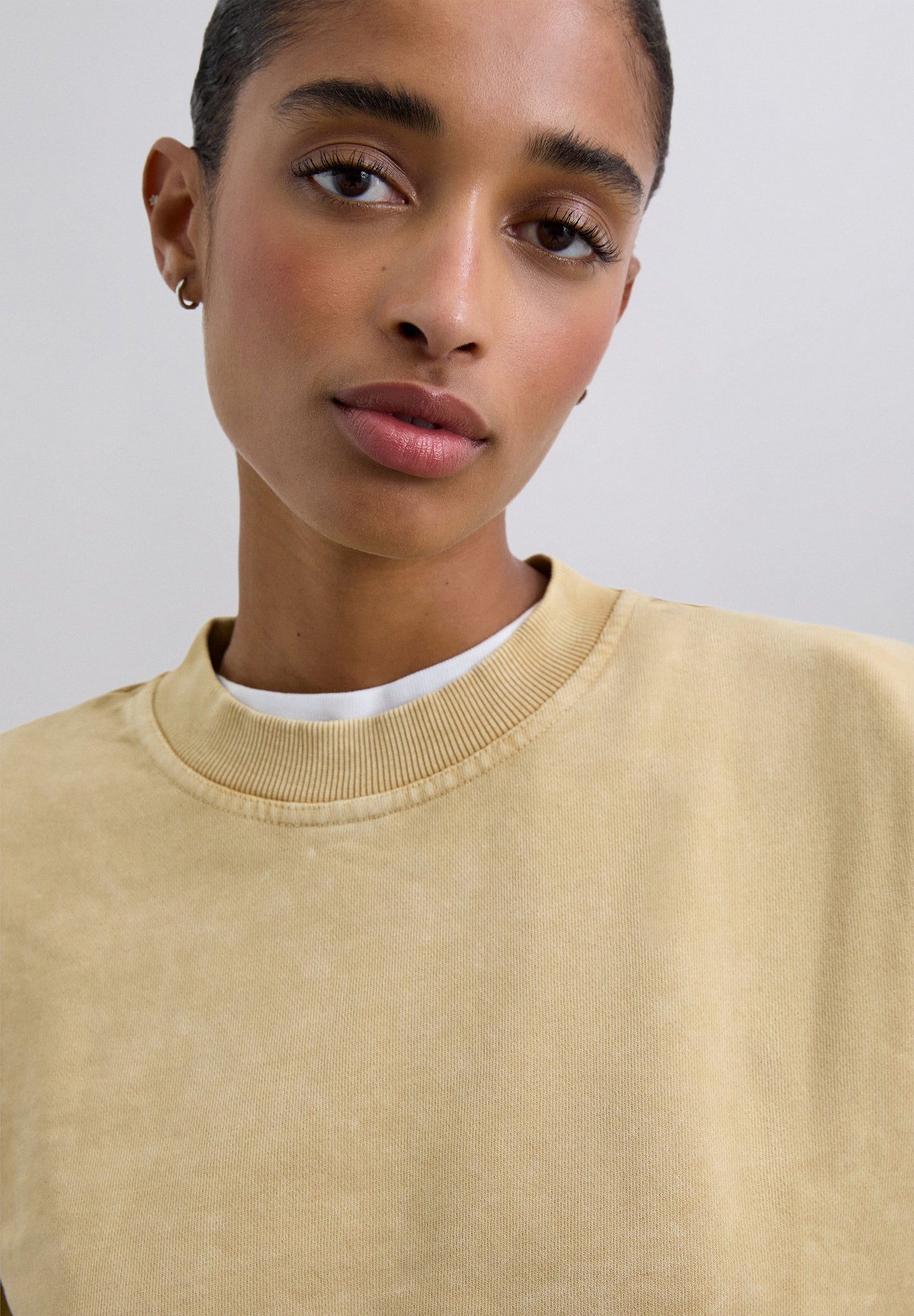 SWEATSHIRT STRASS COM SKULL