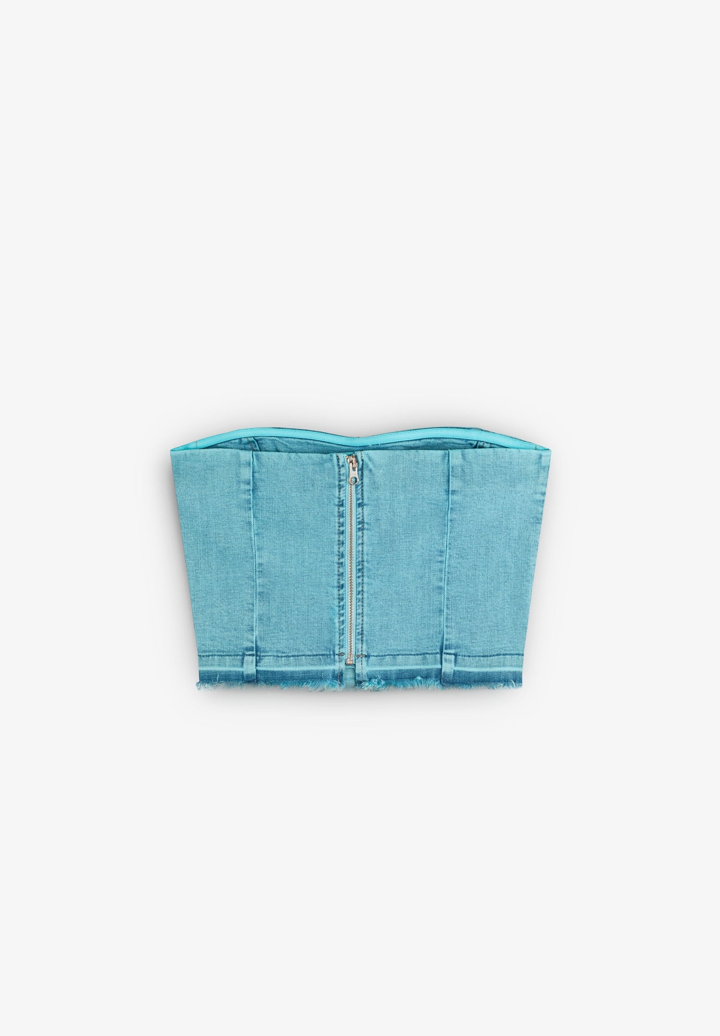 TOP CORSET DENIM