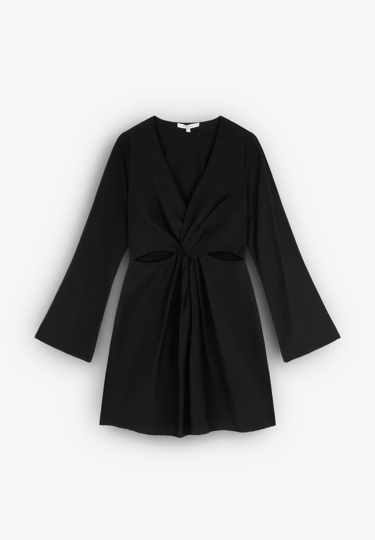 VESTIDO CURTO COM NÓ DE LÃ