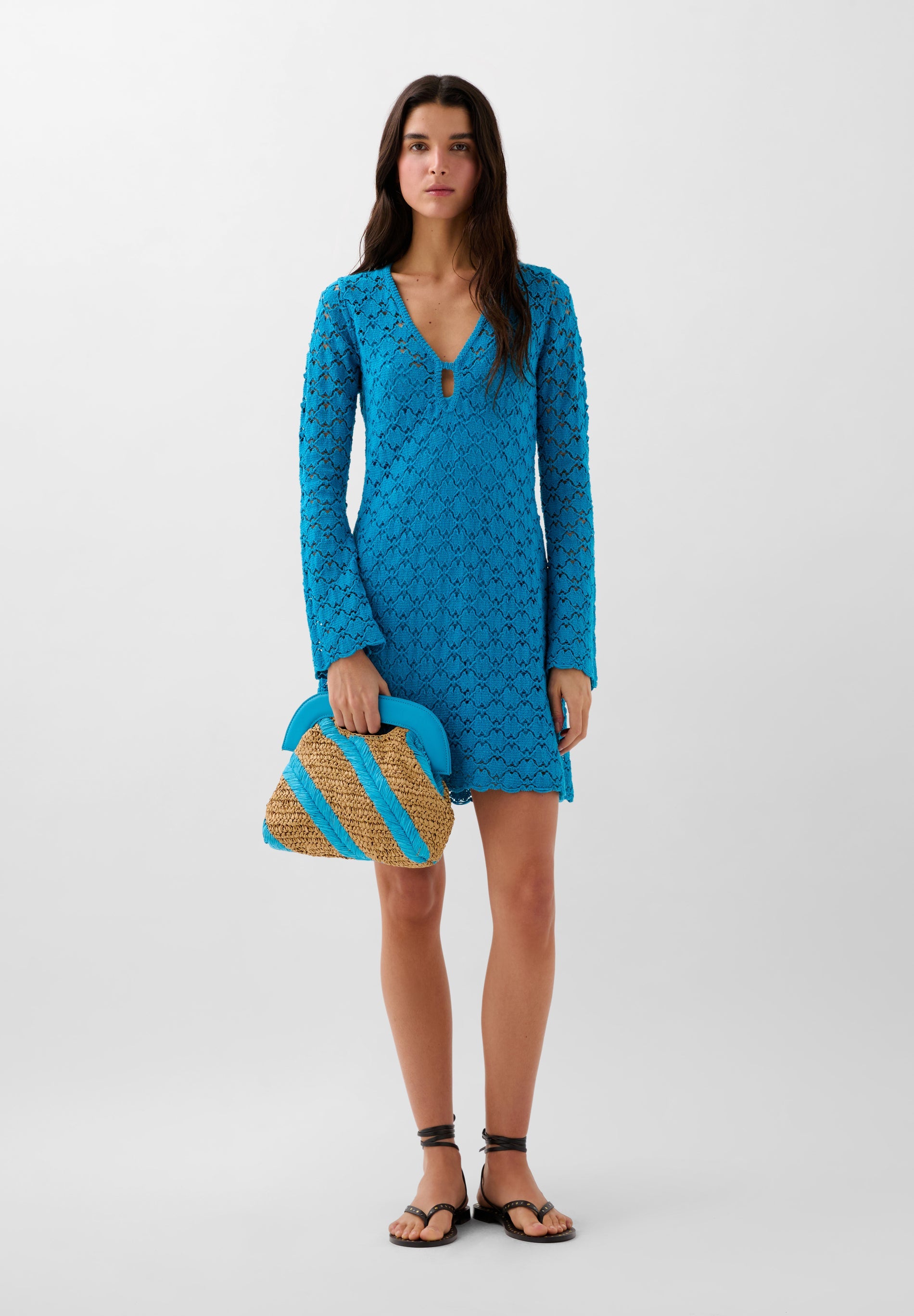 VESTIDO MINI CROCHET